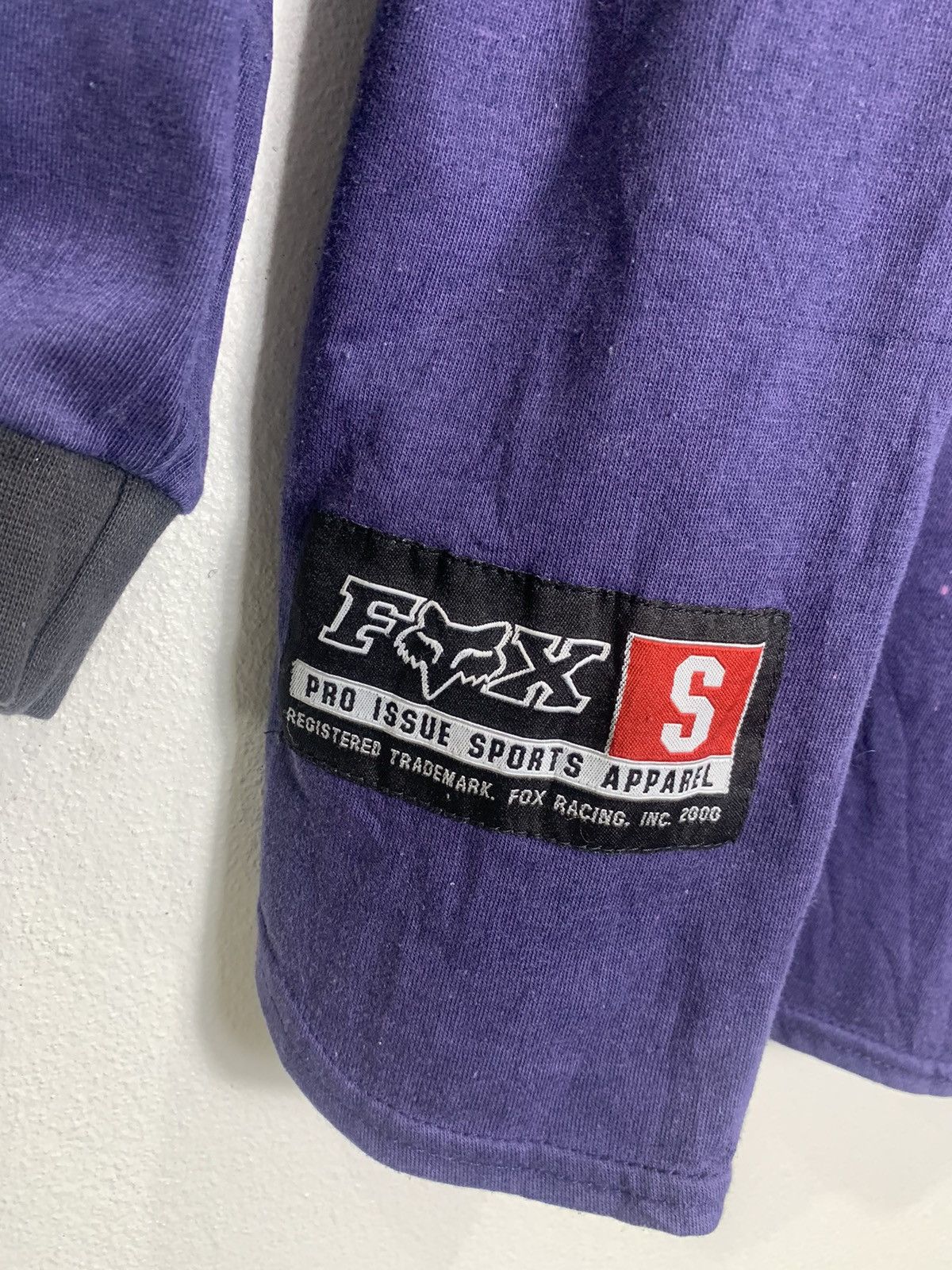 Vintage Vintage FOX RACING Long Sleeve T-shirt Size US S / EU 44-46 / 1 - 2 Thumbnail