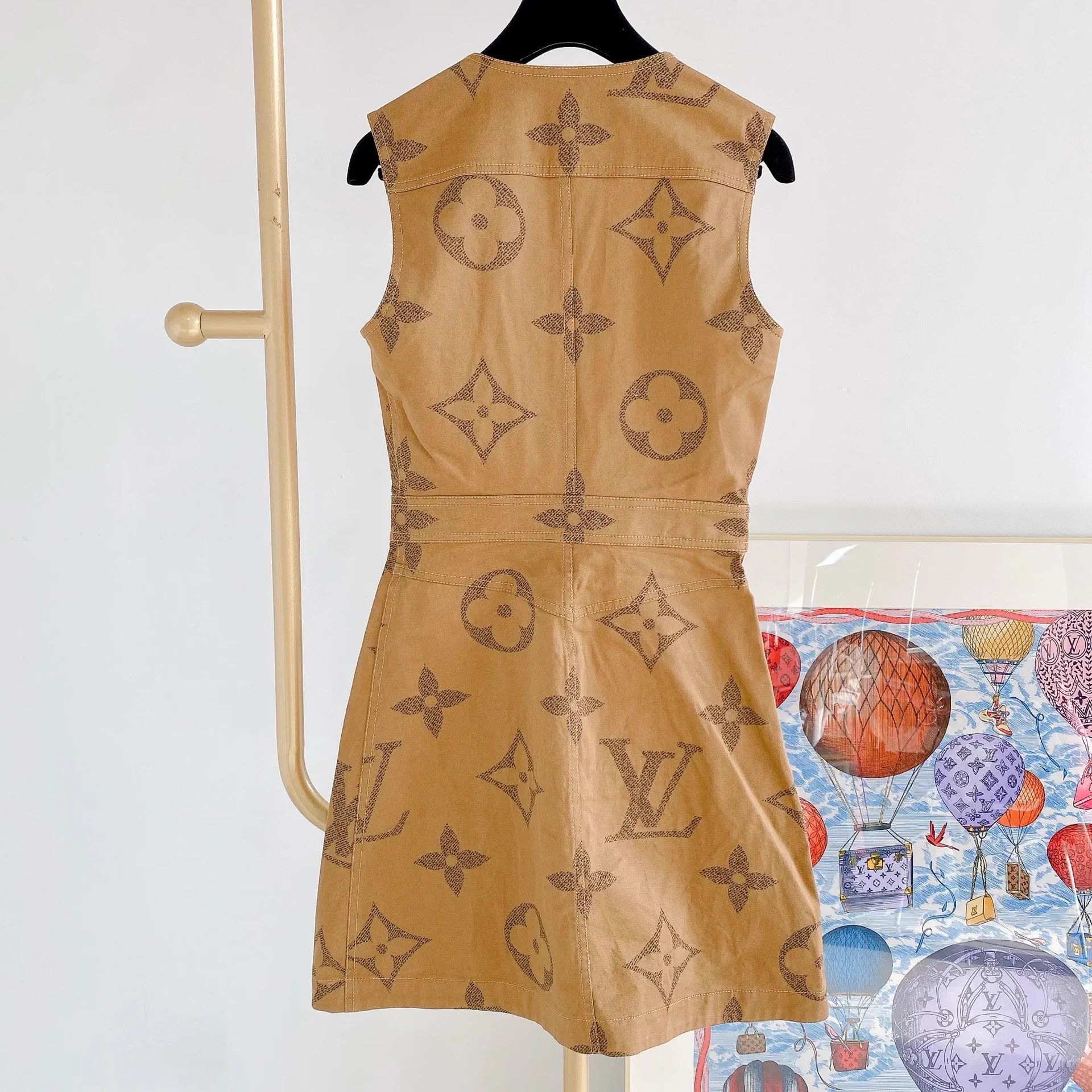 Louis Vuitton LOUIS VUITTON Monogram Dress 34 EU Women's Size XS / US 0-2 / IT 36-38 - 3 Thumbnail