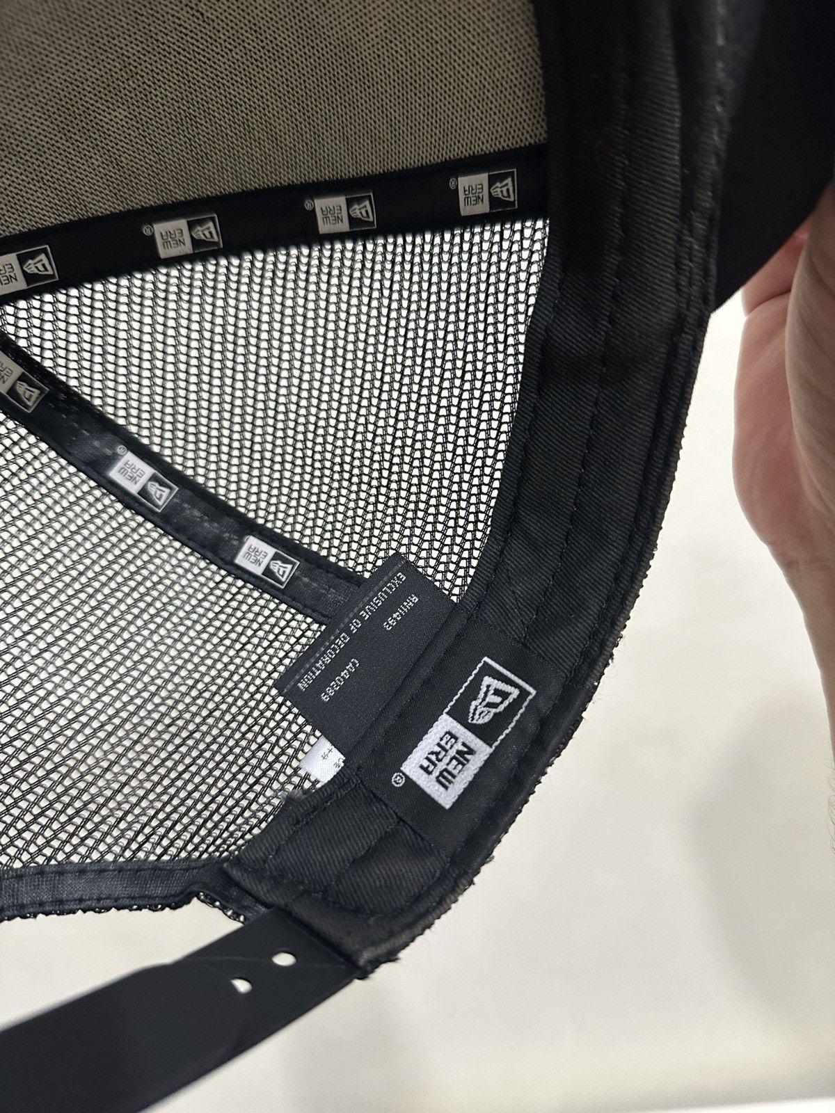 New Era × Number (N)ine Number (N)ine Black Faded Trucker Hat Size ONE SIZE - 6 Thumbnail