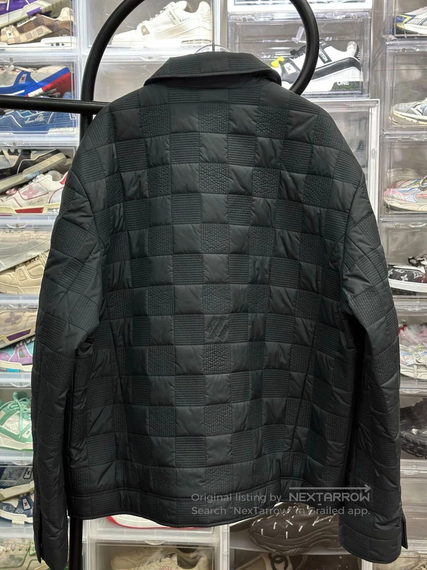 Louis Vuitton black checkered long sleeve jacket for men. Size US L / EU 52-54 / 3 - 3 Thumbnail