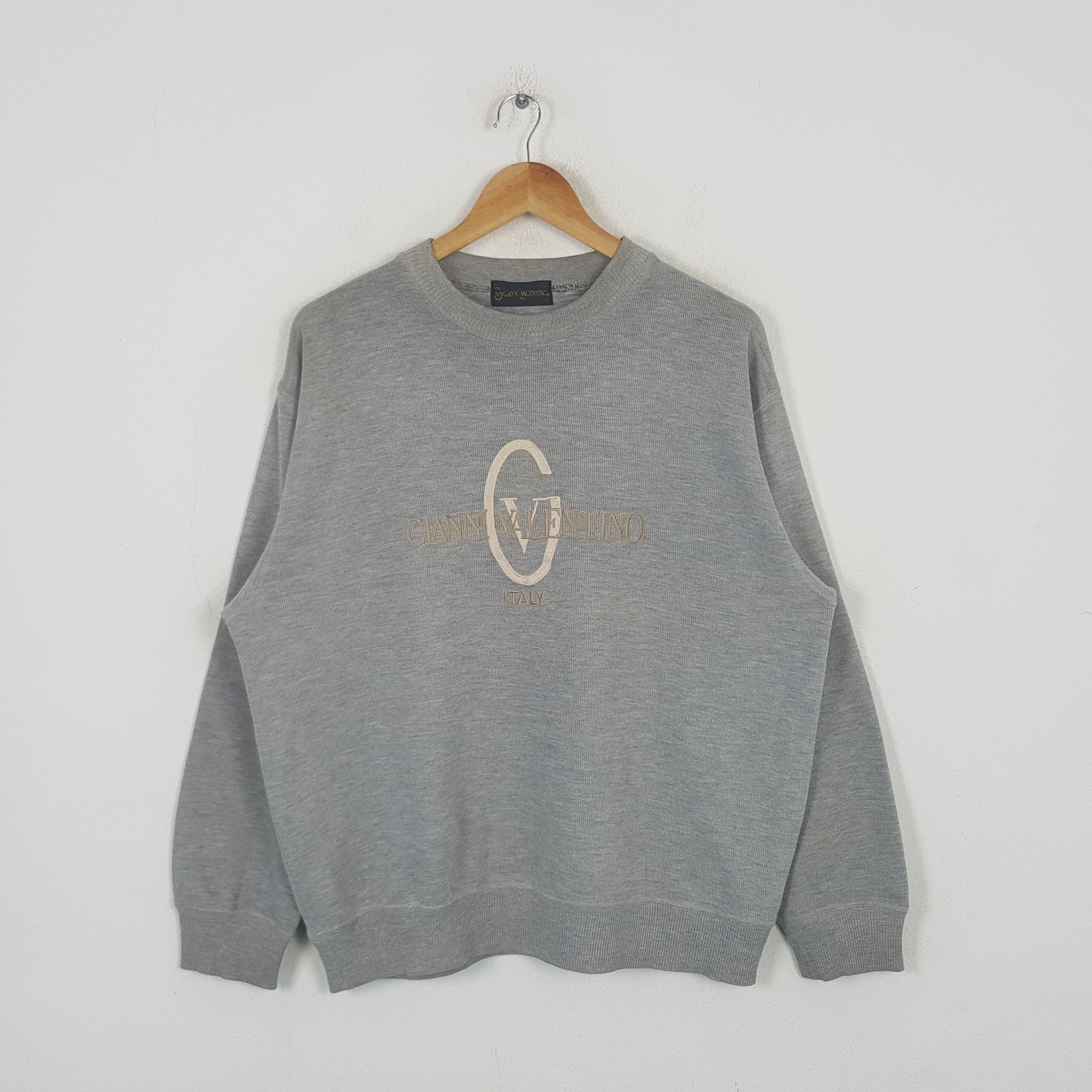 Gianni Valentino Vintage Ganni Valentino Designer Brand Sweatshirt RR5 Size US L / EU 52-54 / 3 - 1 Thumbnail