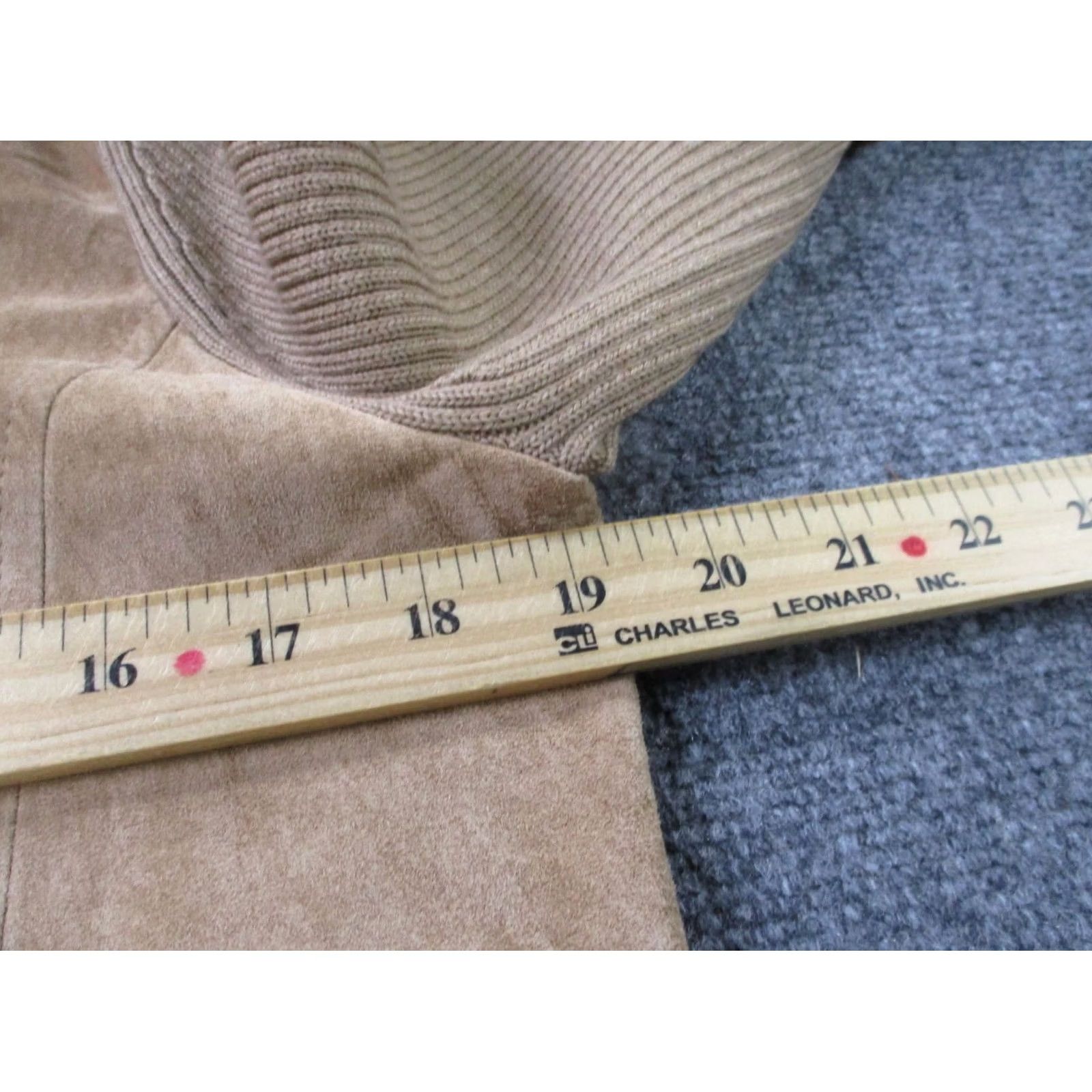 Pendleton Pendleton Jacket Womens L Beige Leather Wool Sweater Stretch Outdoors Classic Size L / US 10 / IT 46 - 5 Thumbnail