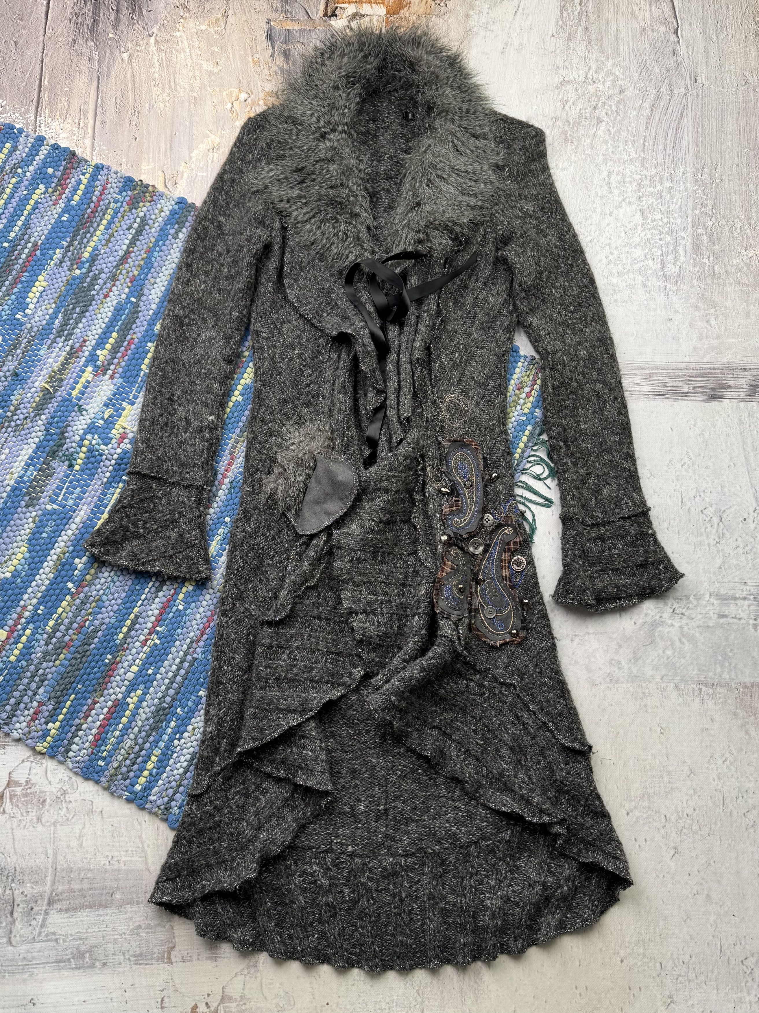 Vintage Asymmetry Dress With Long Sleeve A541D15(497)