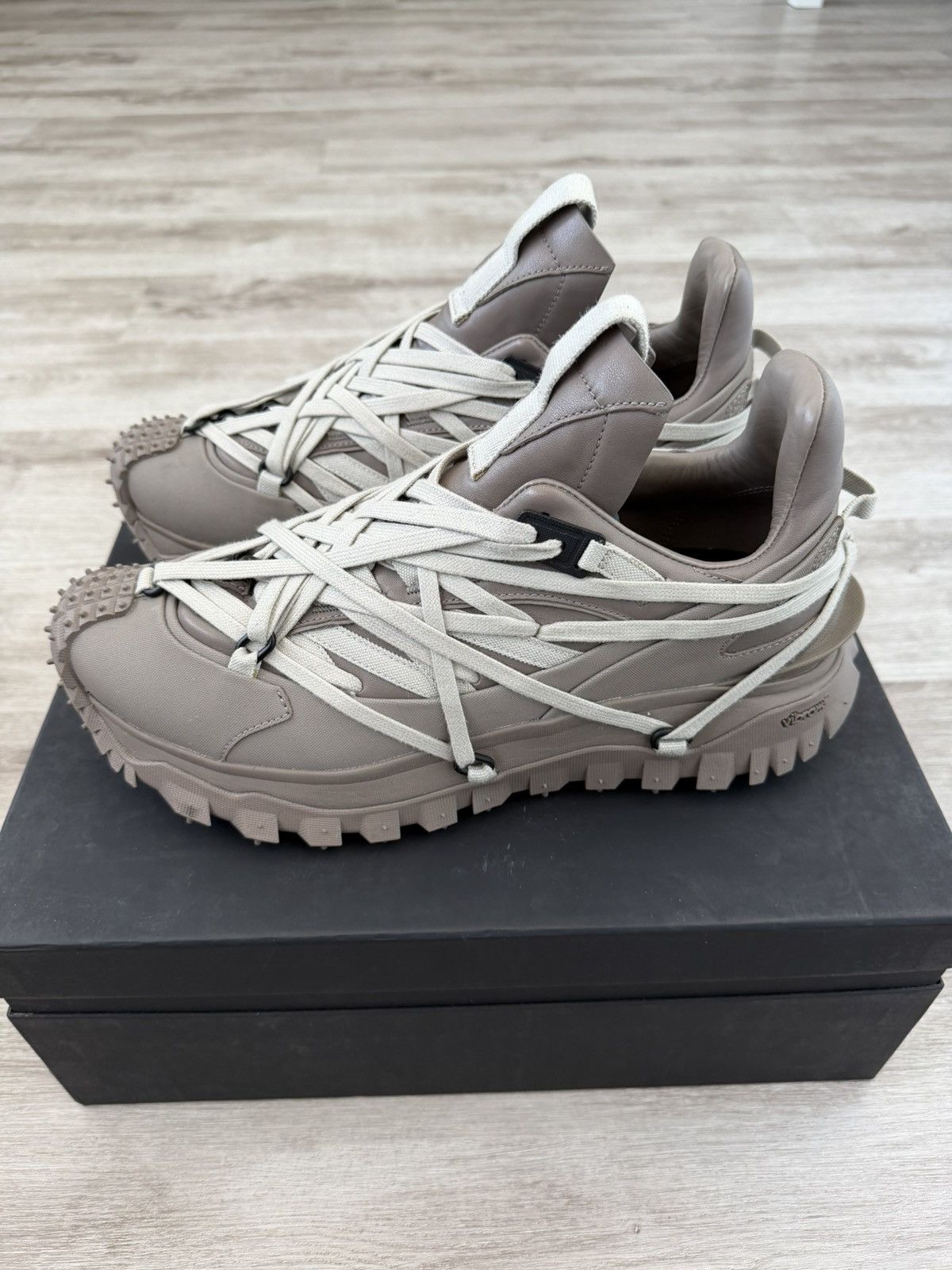 Moncler × Rick Owens RICK OWENS X MONCLER TRAILGRIP MEGALACE Size US 10.5 / EU 43-44 - 4 Thumbnail