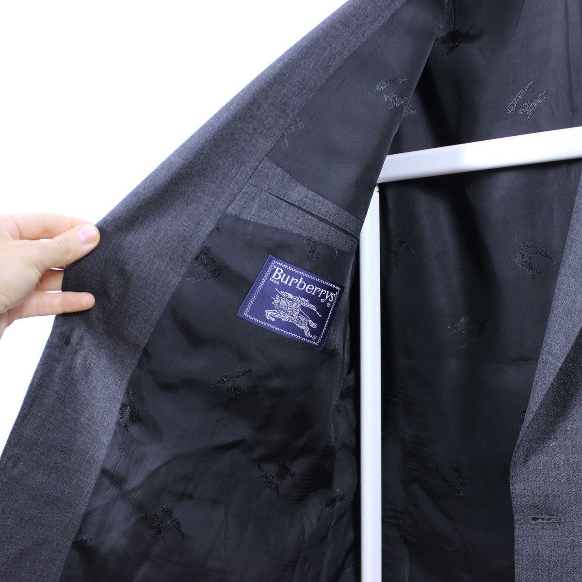 Burberry Vintage Burberry Blazer Size 44R - 4 Thumbnail