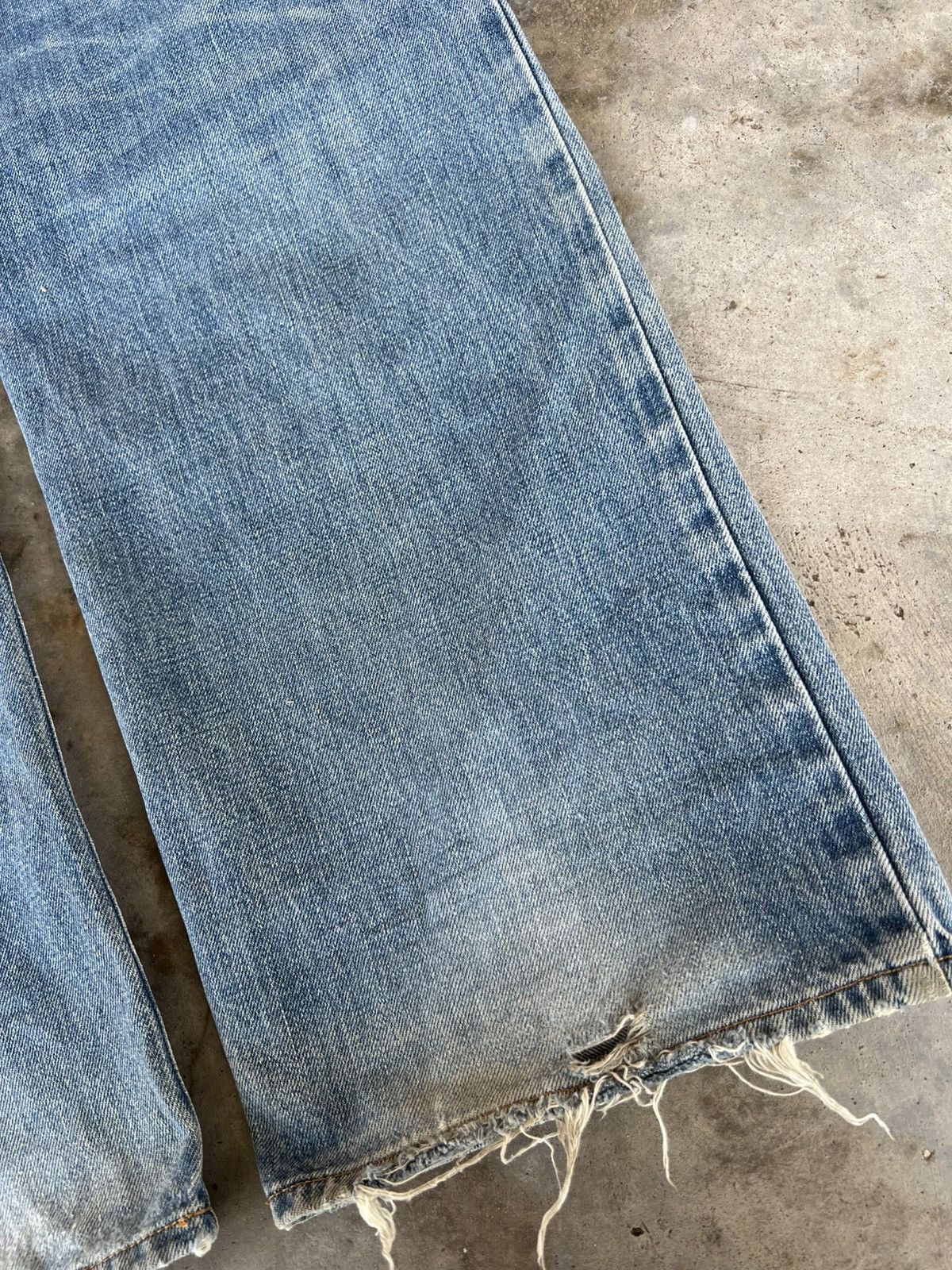 If Six Was Nine × Japanese Brand × Sophnet. 💥Baggy💥Vintage Sophnet. faded Distressed Jean Size US 35 - 13 Thumbnail