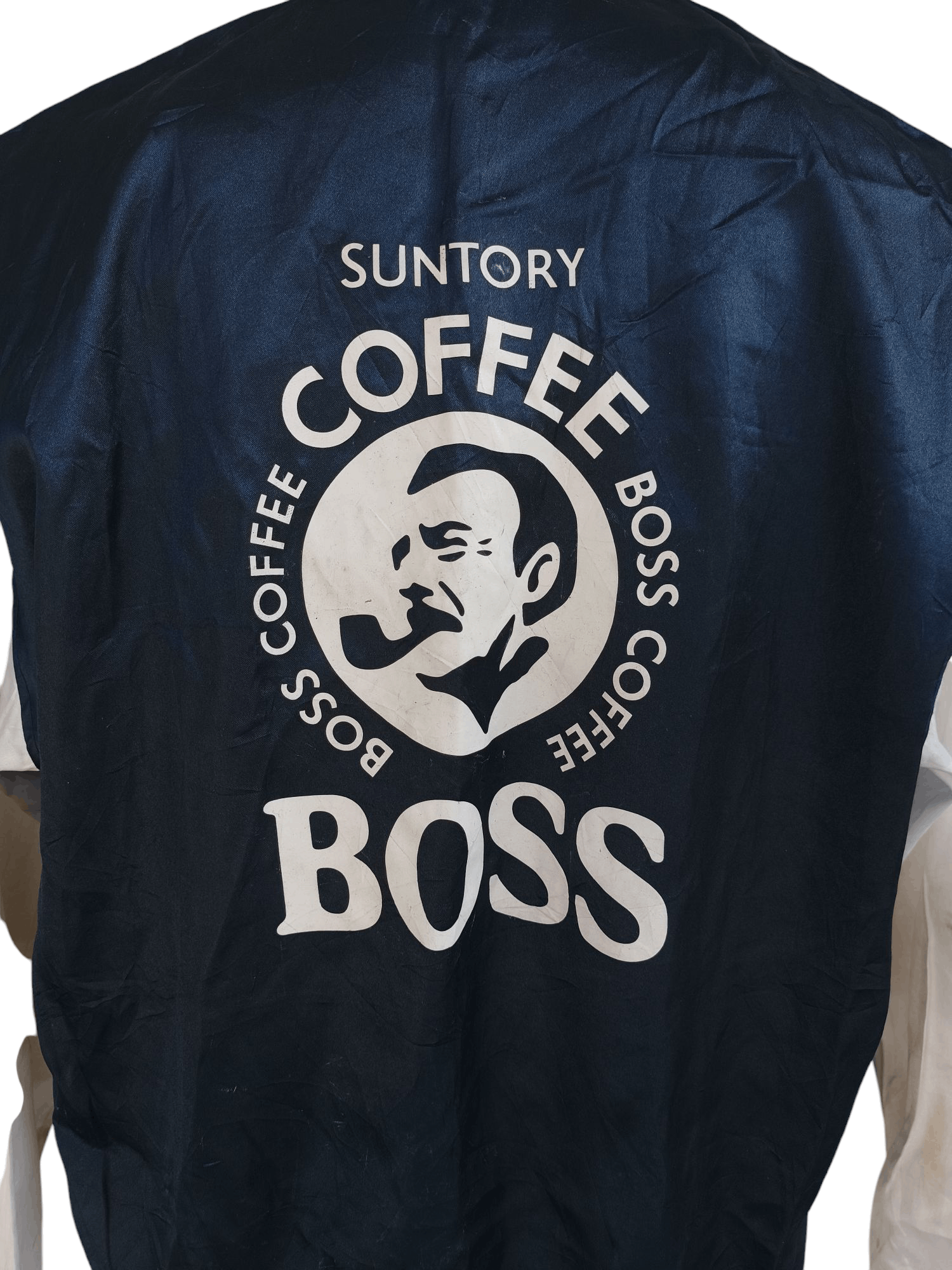 Japanese Brand VINTAGE 🔥 Big Logo Suntory Coffee Boss Satin Jacket SW01 Size US XL / EU 56 / 4 - 7 Thumbnail