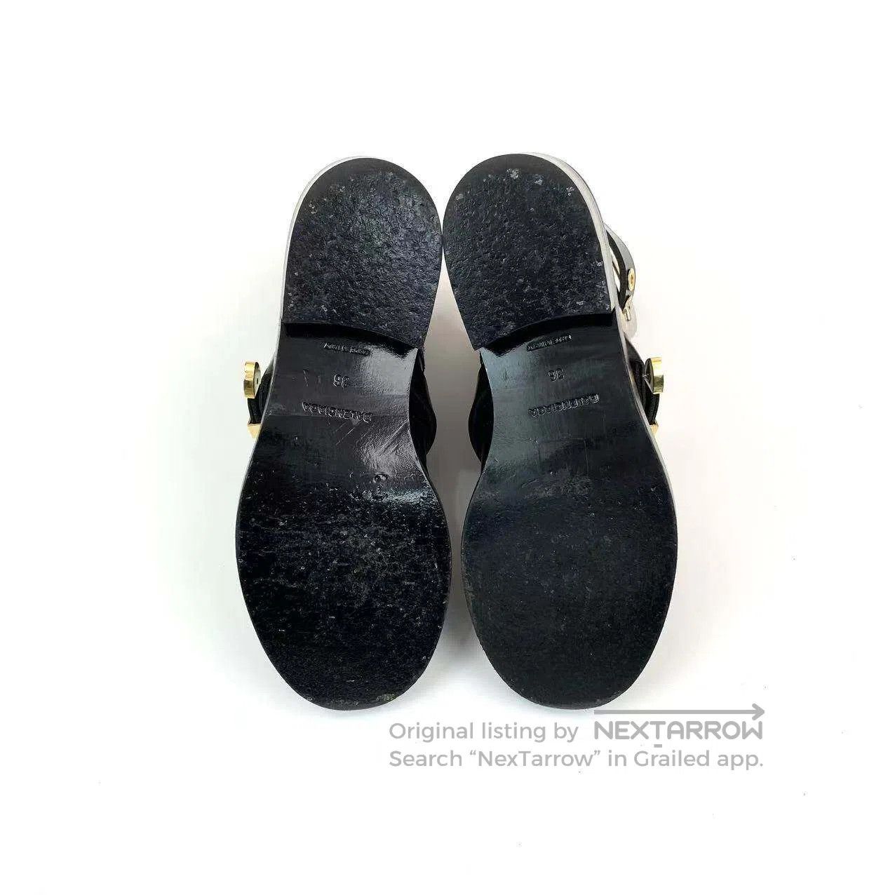 Other Balenciaga Cut-out gold buckle motorcycle boots| Size US 5.5 / IT 35.5 - 6 Thumbnail