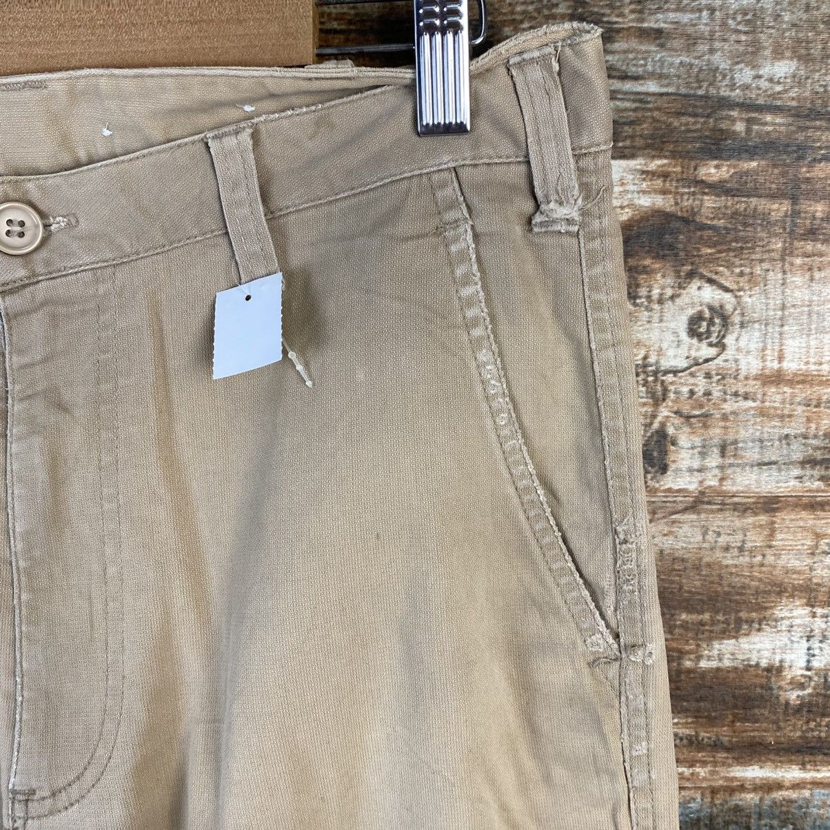 DL Japanese Brand Beige Cargo Multipocket Pants #C770