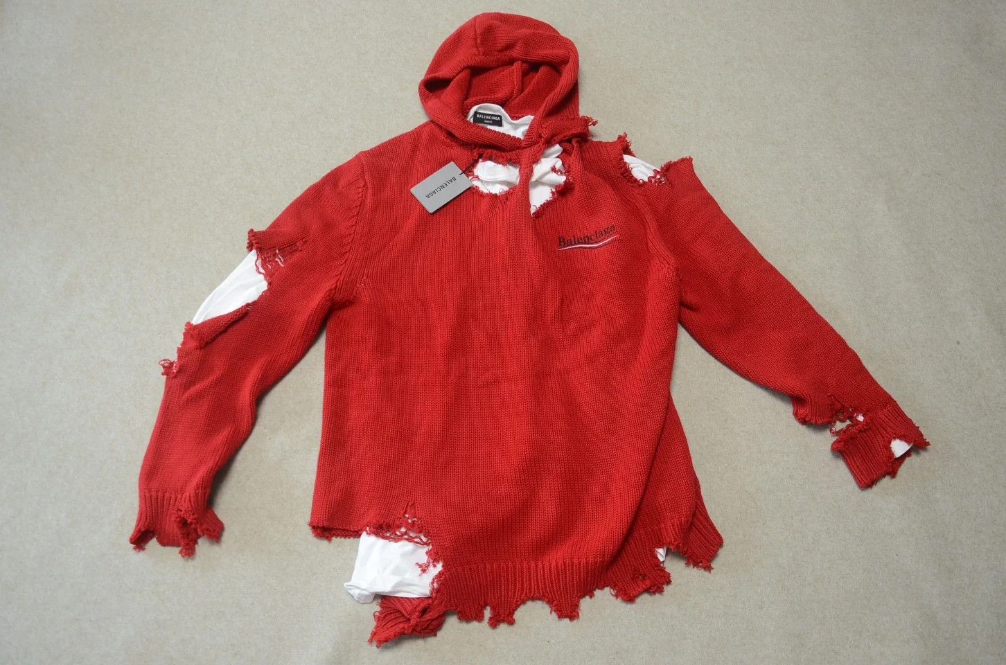 Balenciaga Balenciaga distressed Coca-Cola sweater jacket unisex Size US M / EU 48-50 / 2 - 1 Thumbnail