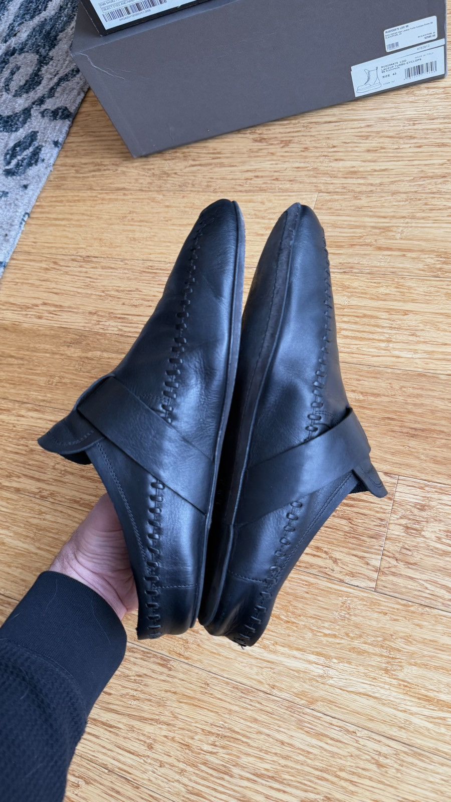 Ann Demeulemeester Ande Soft Rounded Toe Loafers Size US 9.5 / EU 42-43 - 4 Thumbnail