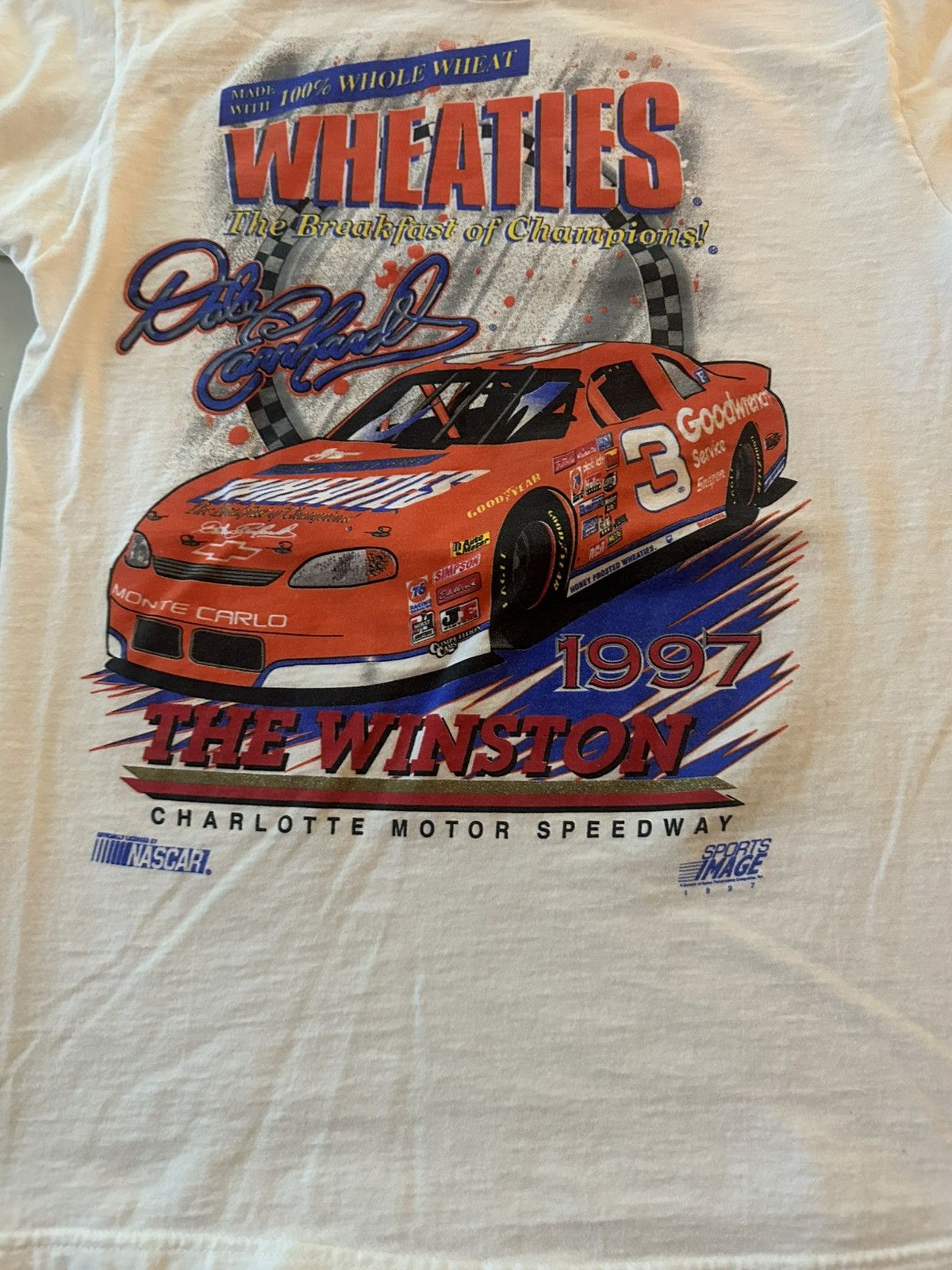 Other Dale Earnhardt 1997 Wheaties car winston cup champion shirt Size US M / EU 48-50 / 2 - 3 Thumbnail