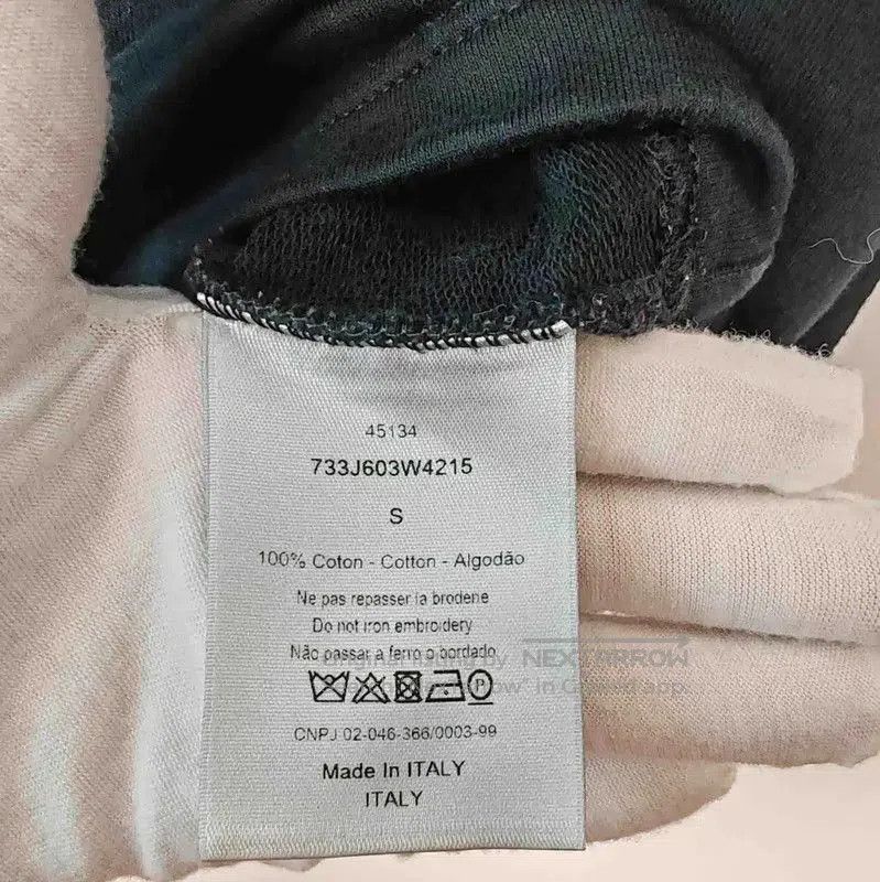 Dior Dior Black Cotton Men's T-Shirt . Size US S / EU 44-46 / 1 - 4 Thumbnail