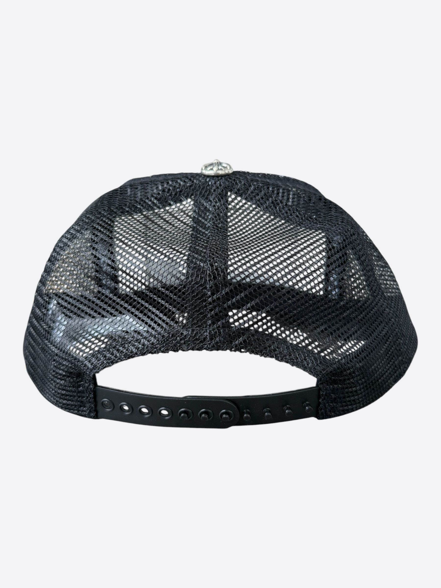 Chrome Hearts Chrome Hearts Black & White Hollywood Trucker Hat Size ONE SIZE - 3 Thumbnail
