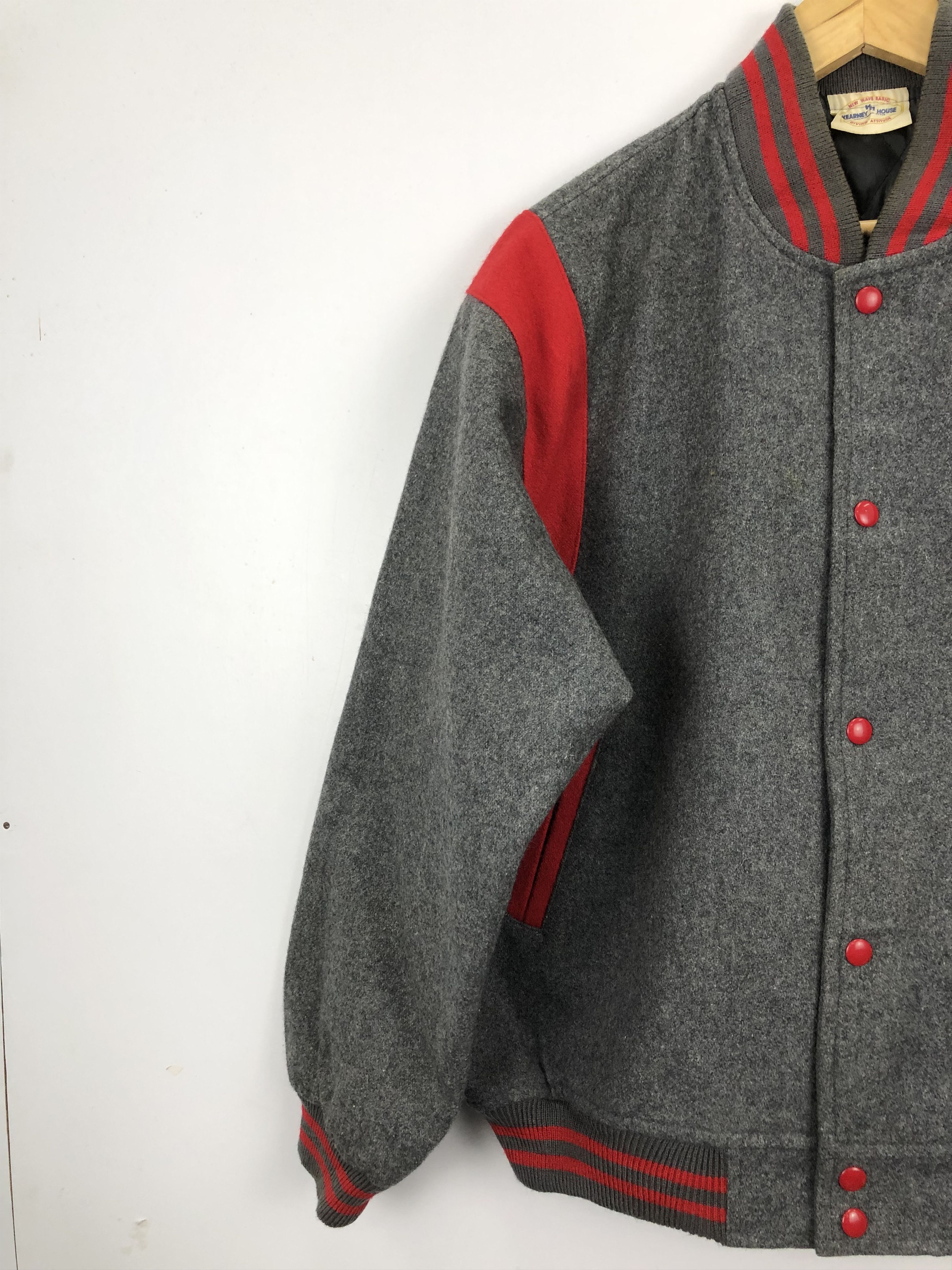 Japanese Brand Vintage 80s Kearney House Wool Varsity Jacket V0304 Size US L / EU 52-54 / 3 - 8 Thumbnail