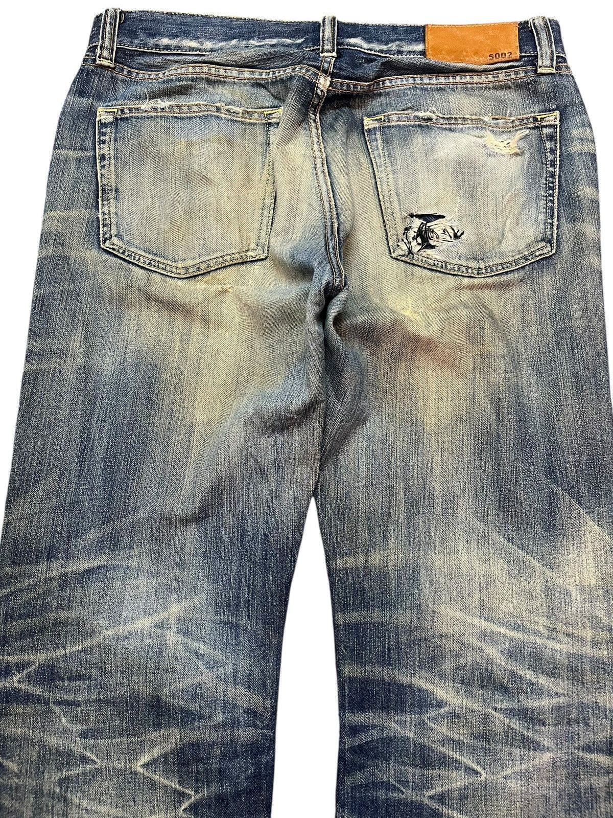 Uniqlo Vintage Uniqlo S002 Mudwash Distressed Denim Size US 34 / EU 50 - 6 Thumbnail