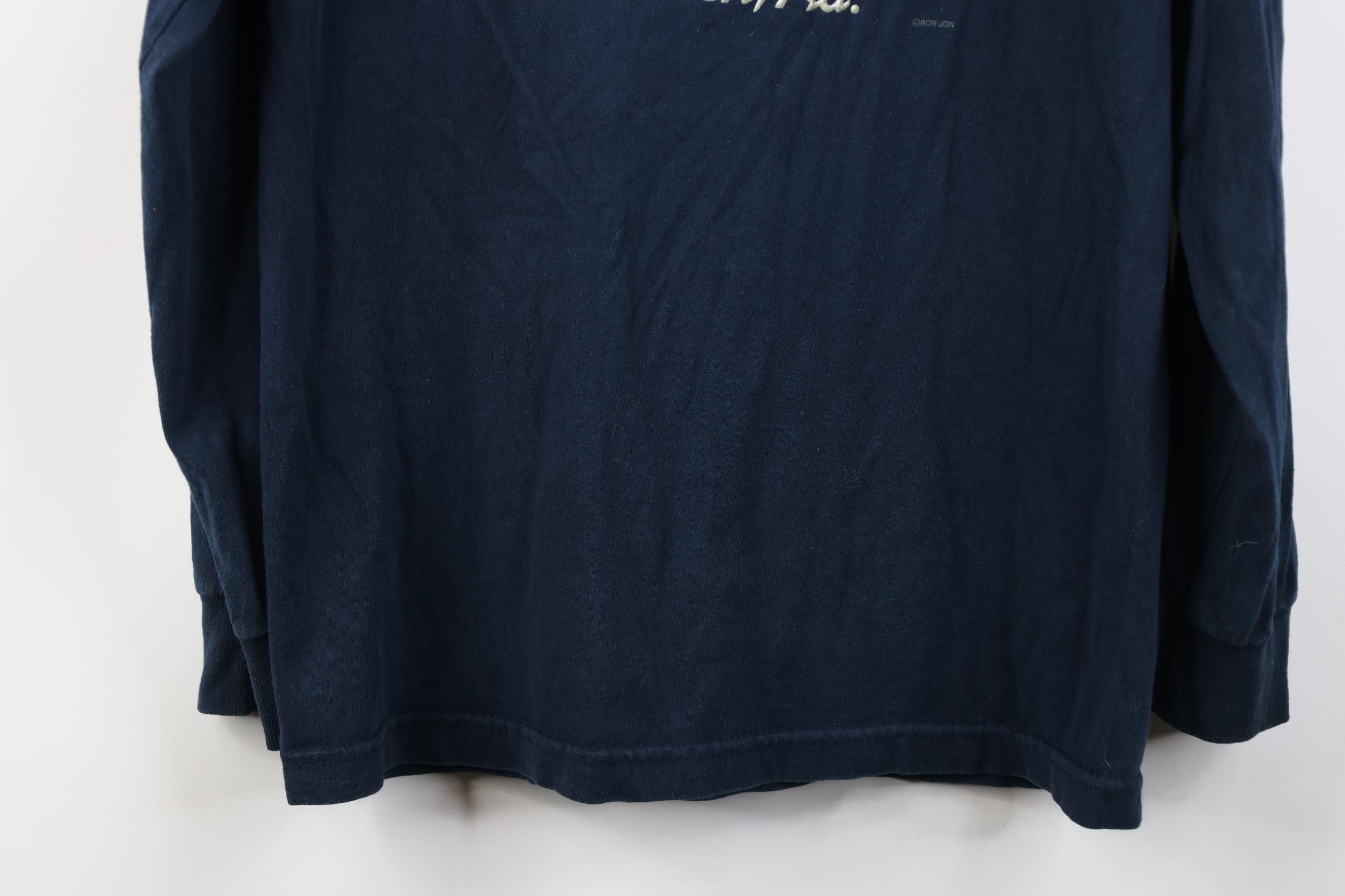 Vintage Vintage Ron Jon Surf Shop Long Sleeve T-Shirt Navy Blue Size US S / EU 44-46 / 1 - 18 Thumbnail