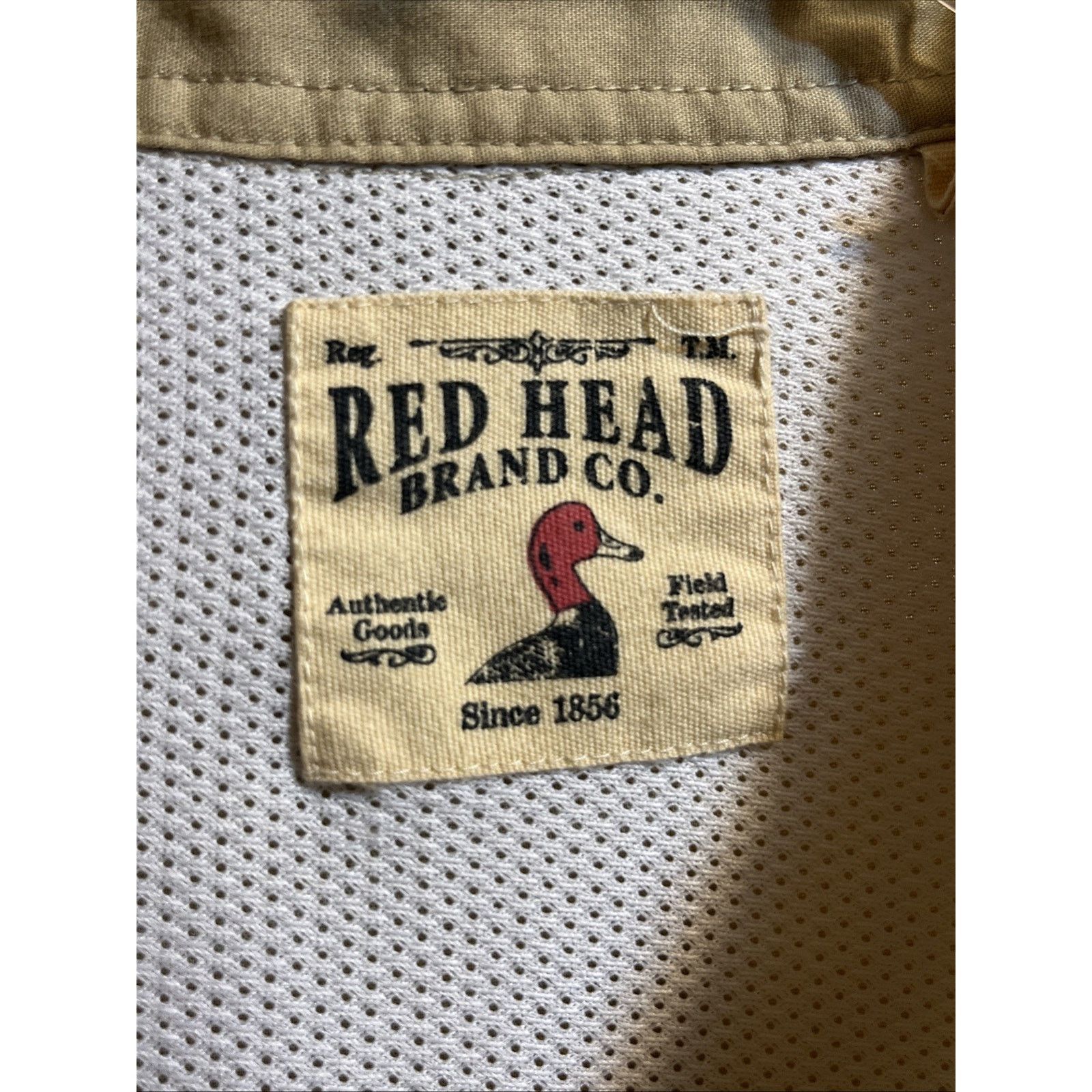Redhead Redhead Men’s XL Brown Button Cotton Polyester Fishing Shirt Size US XL / EU 56 / 4 - 3 Thumbnail
