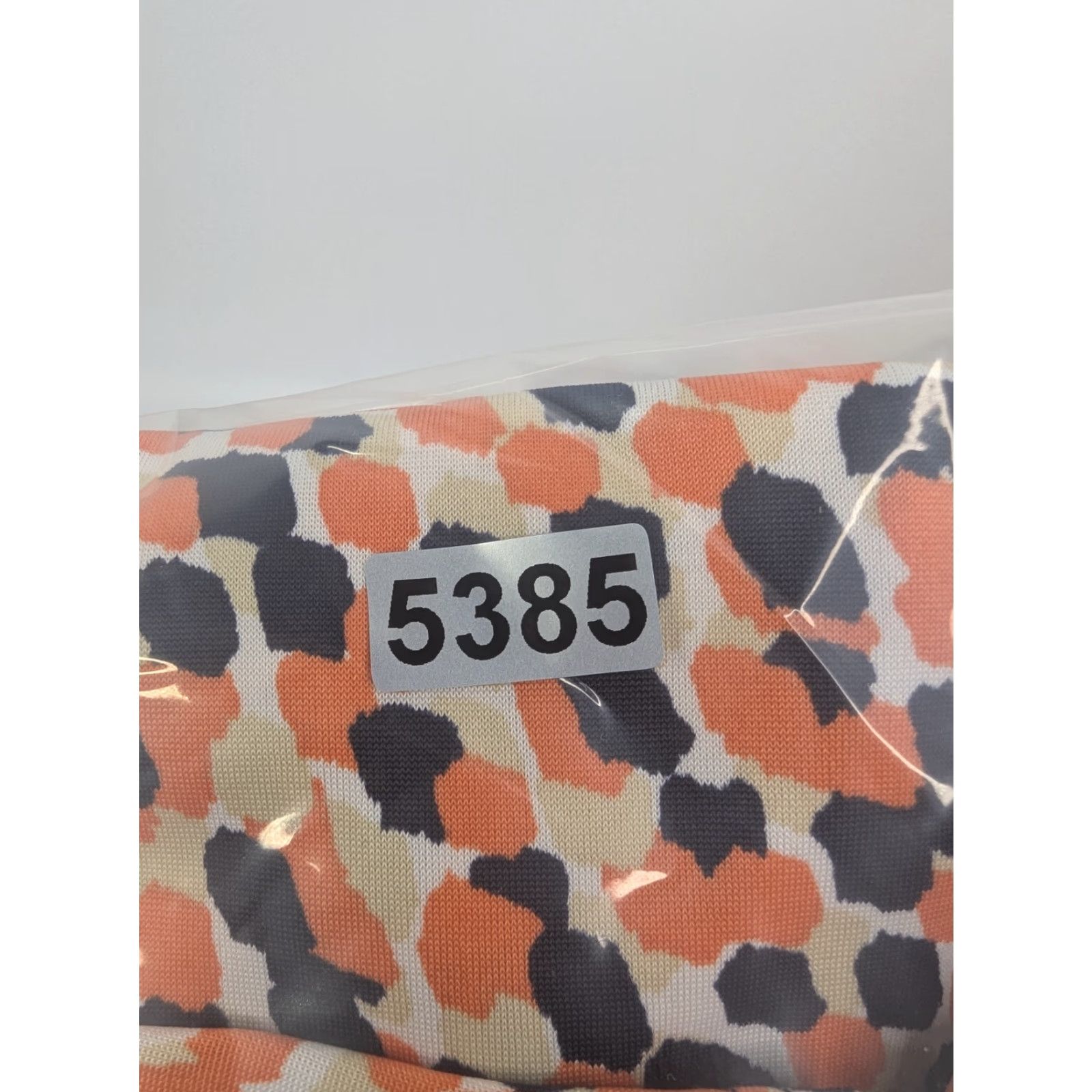 Vintage Cocomo 3X Orange Sleeveless Tank Top V-Neck Henley Shirt/Blouse - Plus Size Women - Dots Floral Tunic Casual Size XXL / US 16-18 / IT 52-54 - 8 Thumbnail