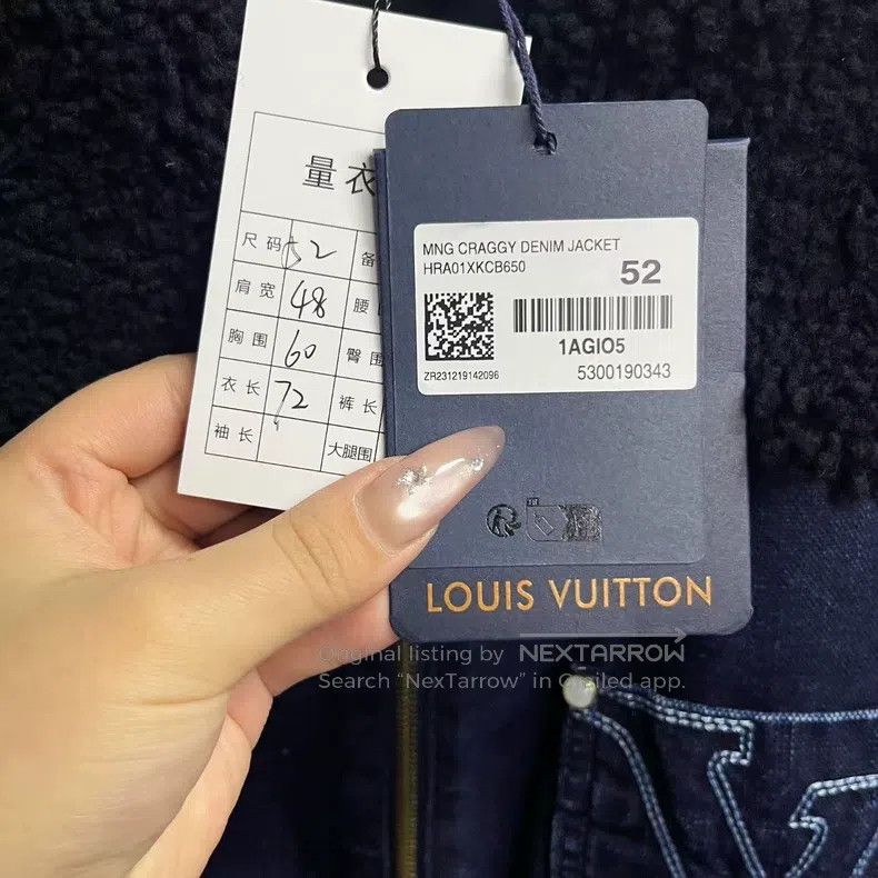 Louis Vuitton Louis Vuitton 25 Newest Blue Zip Patchwork Lapel Long Slee Size US L / EU 52-54 / 3 - 4 Thumbnail