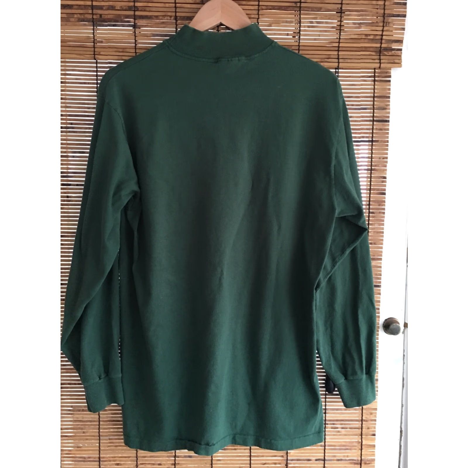 Joseph VINTAGE Joseph Green Mock Turtleneck Long Sleeve T-Shirt Mens L Green St Joseph’s Vintage Theme Mens Regular Large L Size US L / EU 52-54 / 3 - 2 Thumbnail
