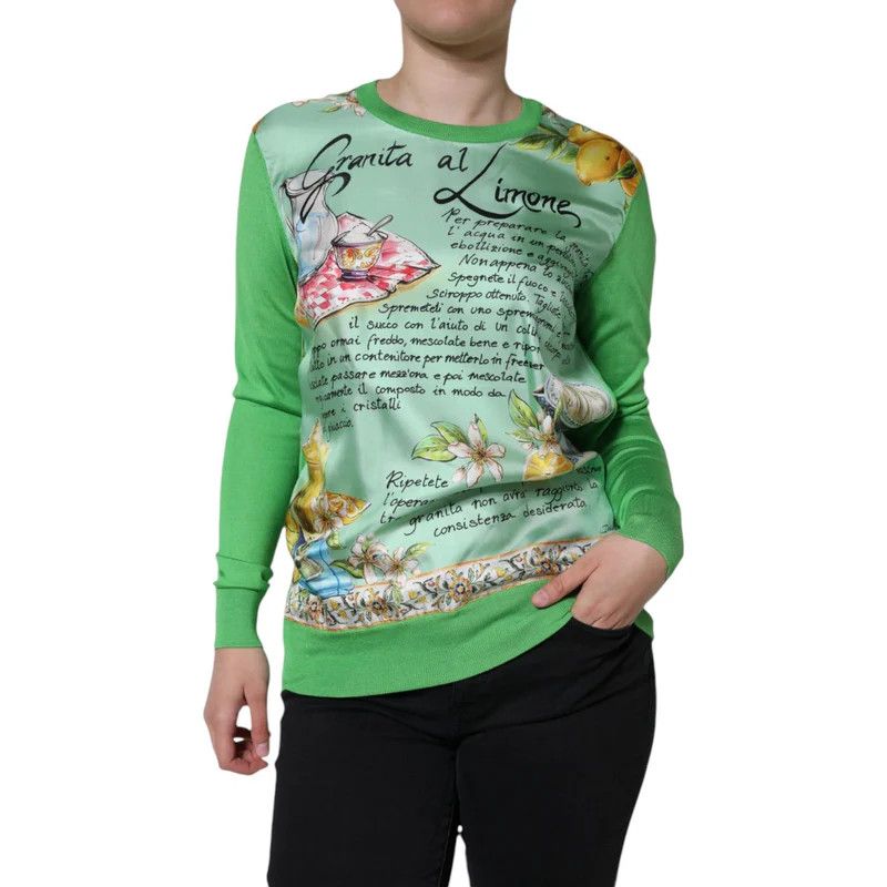 Dolce & Gabbana o1y0925 Crewneck Sweater in Multicolor Size M / US 6-8 / IT 42-44 - 2 Thumbnail