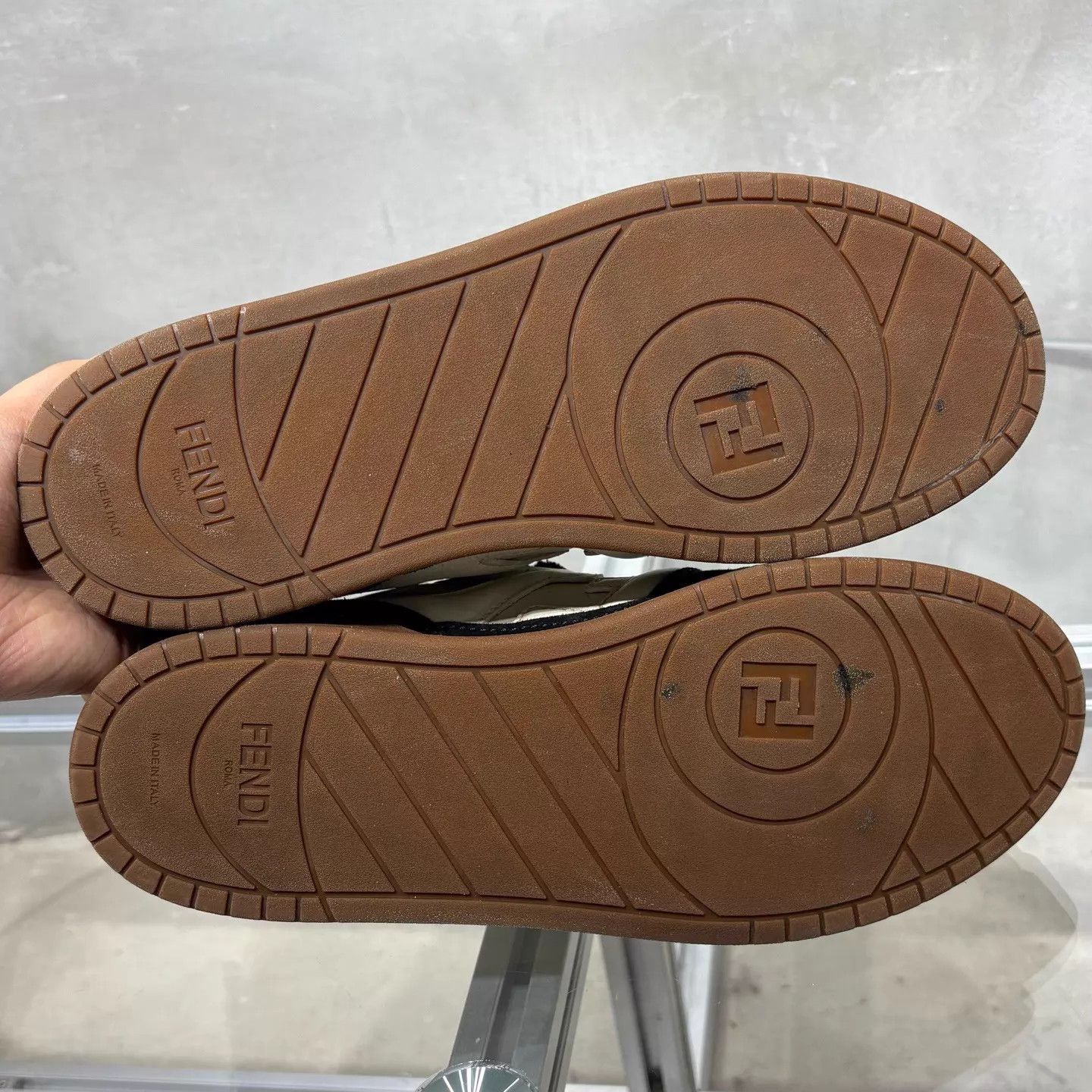 Fendi Fendi Match Black/White/Brown Sneakers UK8 42 Size US 9 / EU 42 - 7 Thumbnail