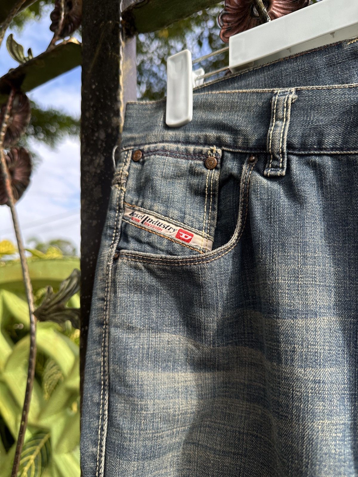 Japanese Brand Diesel Bootcut 💥 BootCut Bluewash Buckleback 💥❗️ Size US 28 / EU 44 - 16 Thumbnail