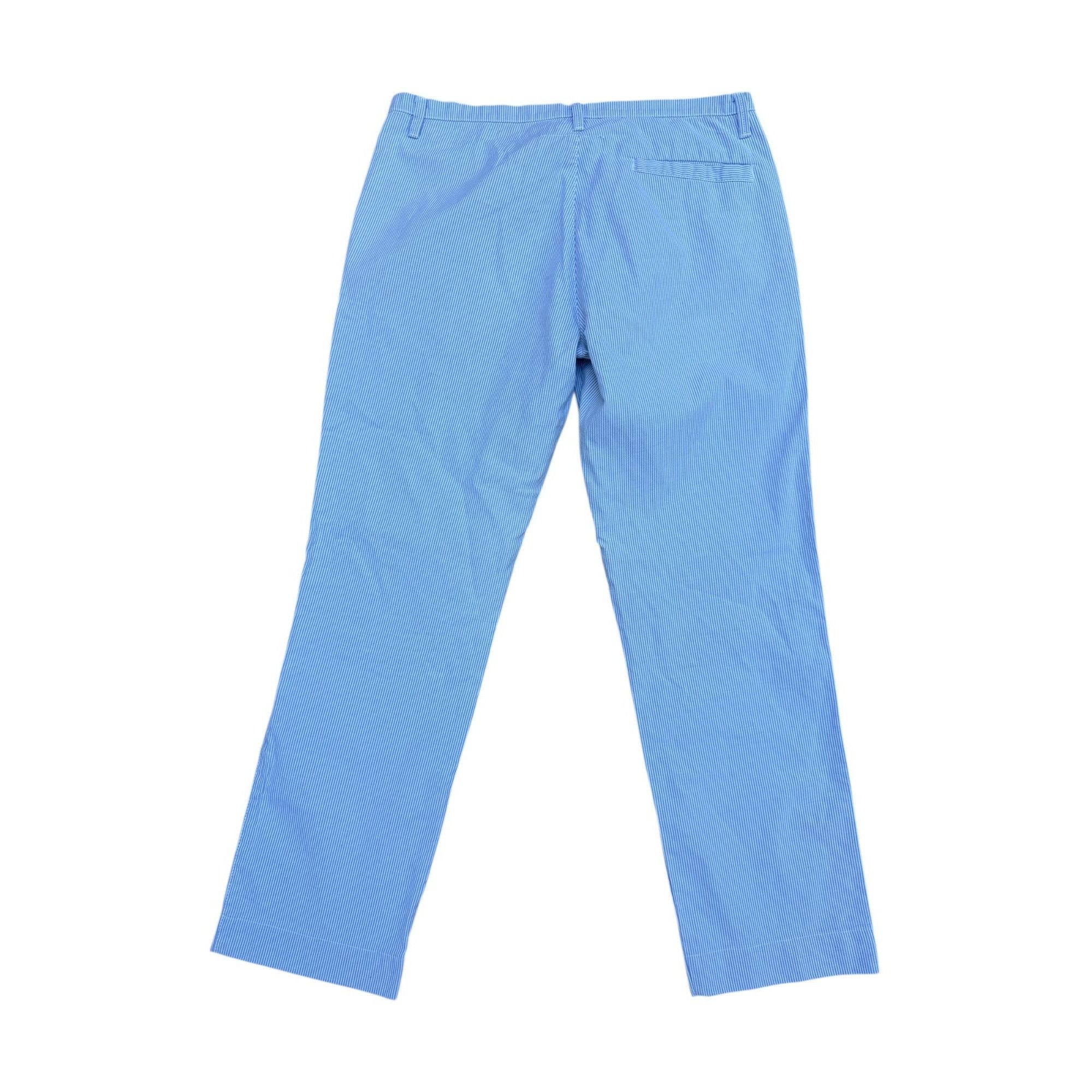 Maison Margiela SS 2006 Blue & White Striped Straight-Leg Pants Size 30" / US 8 / IT 44 - 4 Thumbnail