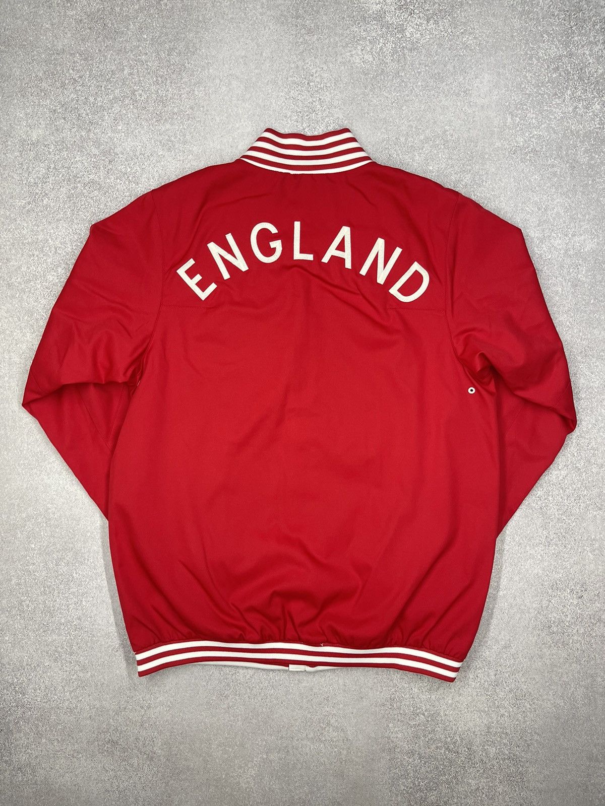 Umbro Vintage Umbro England Track Bomber Jacket Soccer Football Size US M / EU 48-50 / 2 - 7 Thumbnail