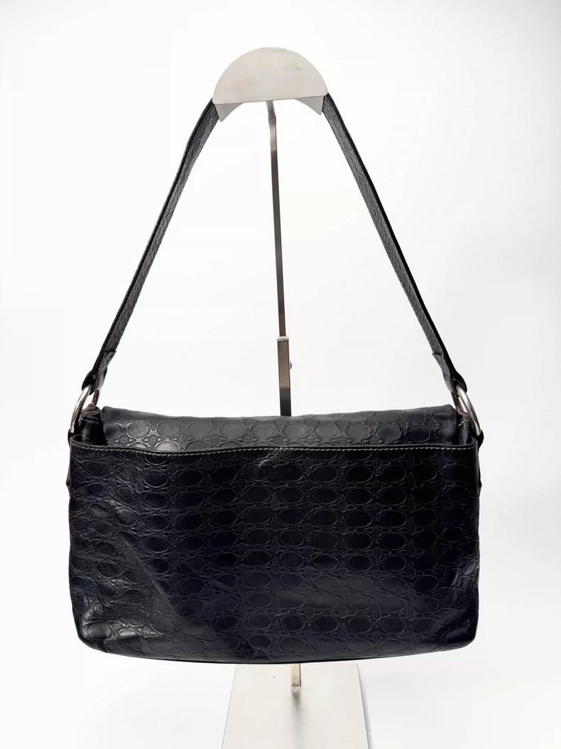 Vivienne Westwood Vivienne Westwood Black embossed leather postman's bag Size ONE SIZE - 5 Thumbnail