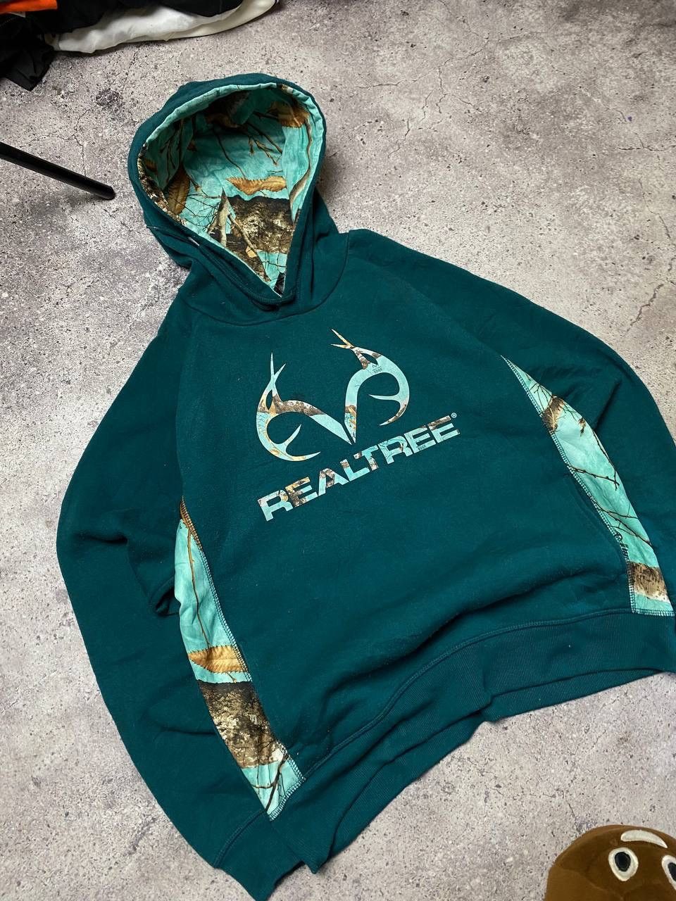 Realtree × Vintage Vintage Y2K Realtree Hoodie Boxy Fit Big Logo Size US M / EU 48-50 / 2 - 3 Thumbnail