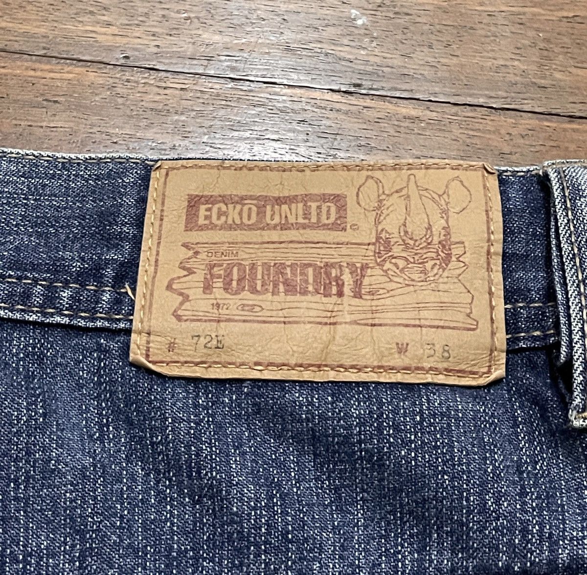 Ecko Unltd. Very Rare Design Vintage Ecko Unltd Rapper Baggy Jeans 2000s Size US 38 / EU 54 - 7 Thumbnail