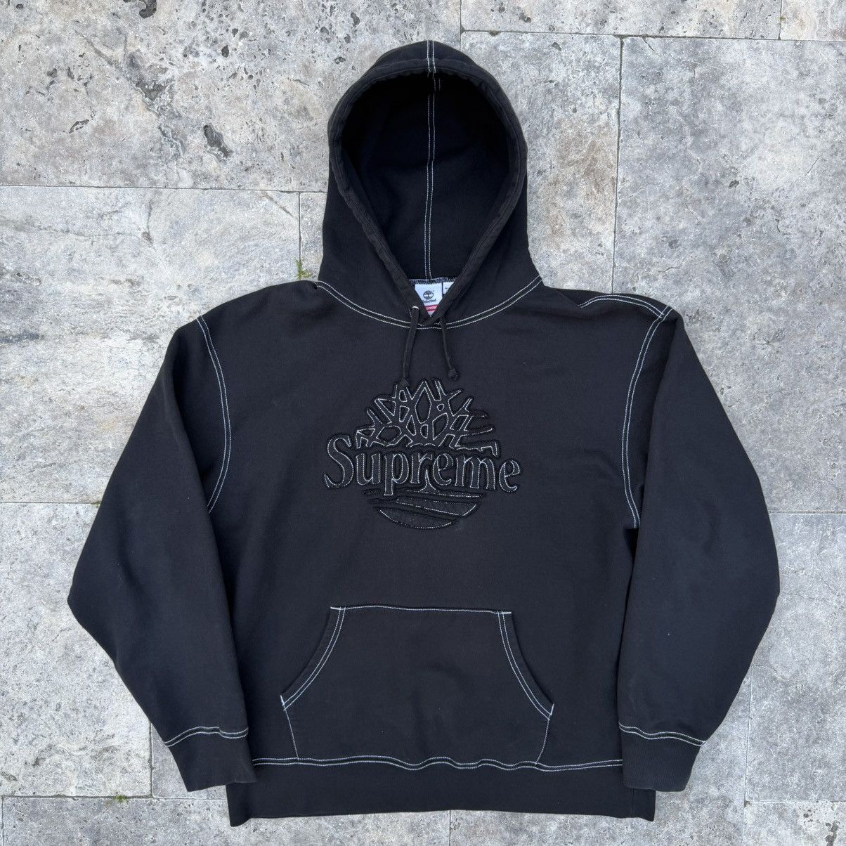 Supreme × Timberland Supreme x Timberland Hooded Sweatshirt (SS23) Size US XL / EU 56 / 4 - 1 Thumbnail
