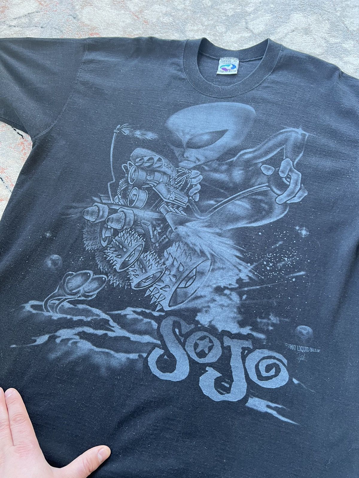 Liquid Blue Liquid Blue Vintage SOJO 1997 Tee Size US XL / EU 56 / 4 - 3 Thumbnail