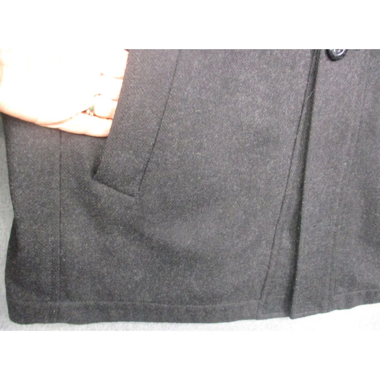 Hugo Boss Hugo Boss Jacket Mens Large Gray Wool Cashmere Car Coat Button Topcoat Size US L / EU 52-54 / 3 - 5 Thumbnail