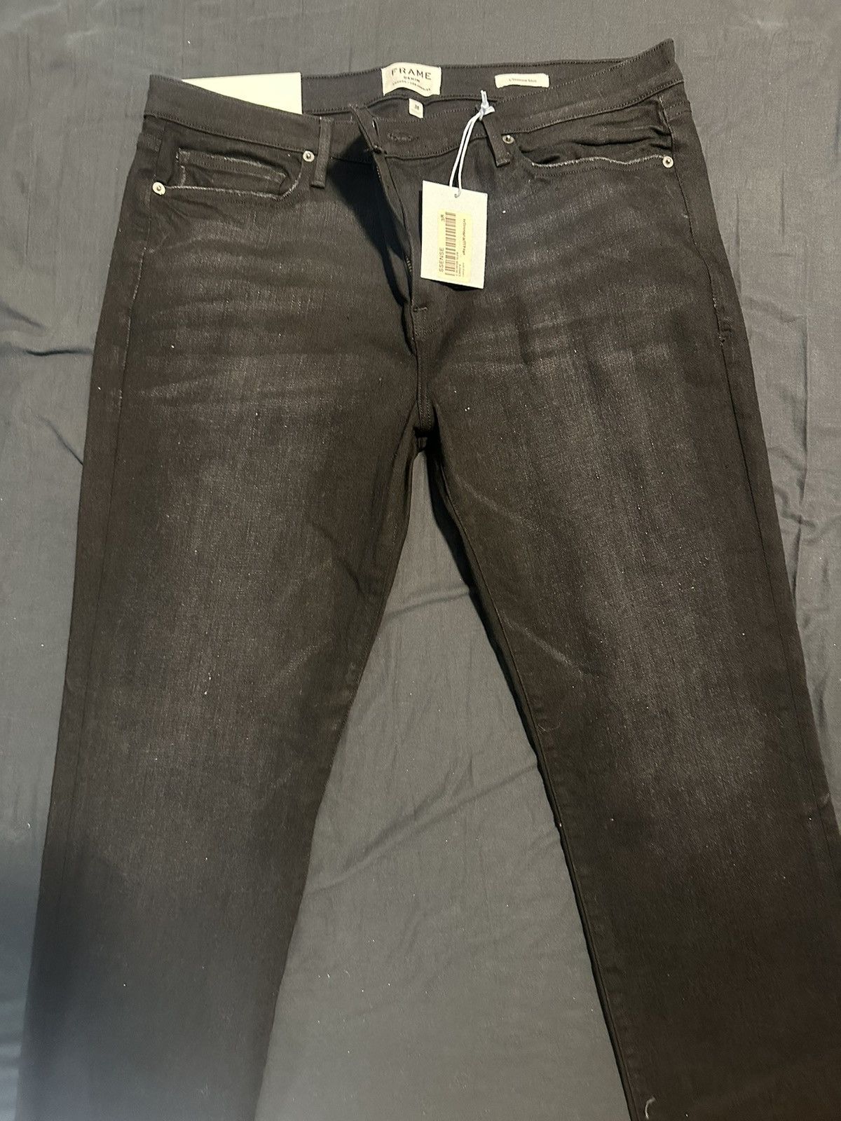 image of Frame x Marithe Francois Girbaud L’Homme Slim Jeans in Black, Men's (Size 38)