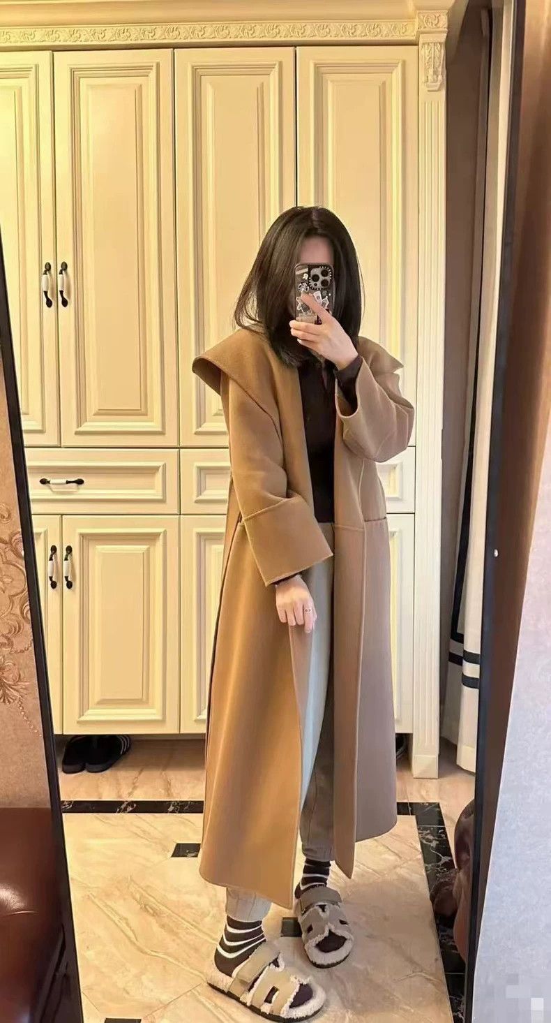 Max Mara Max Mara Hooded bathrobe coat coat Size L / US 10 / IT 46 - 8 Thumbnail