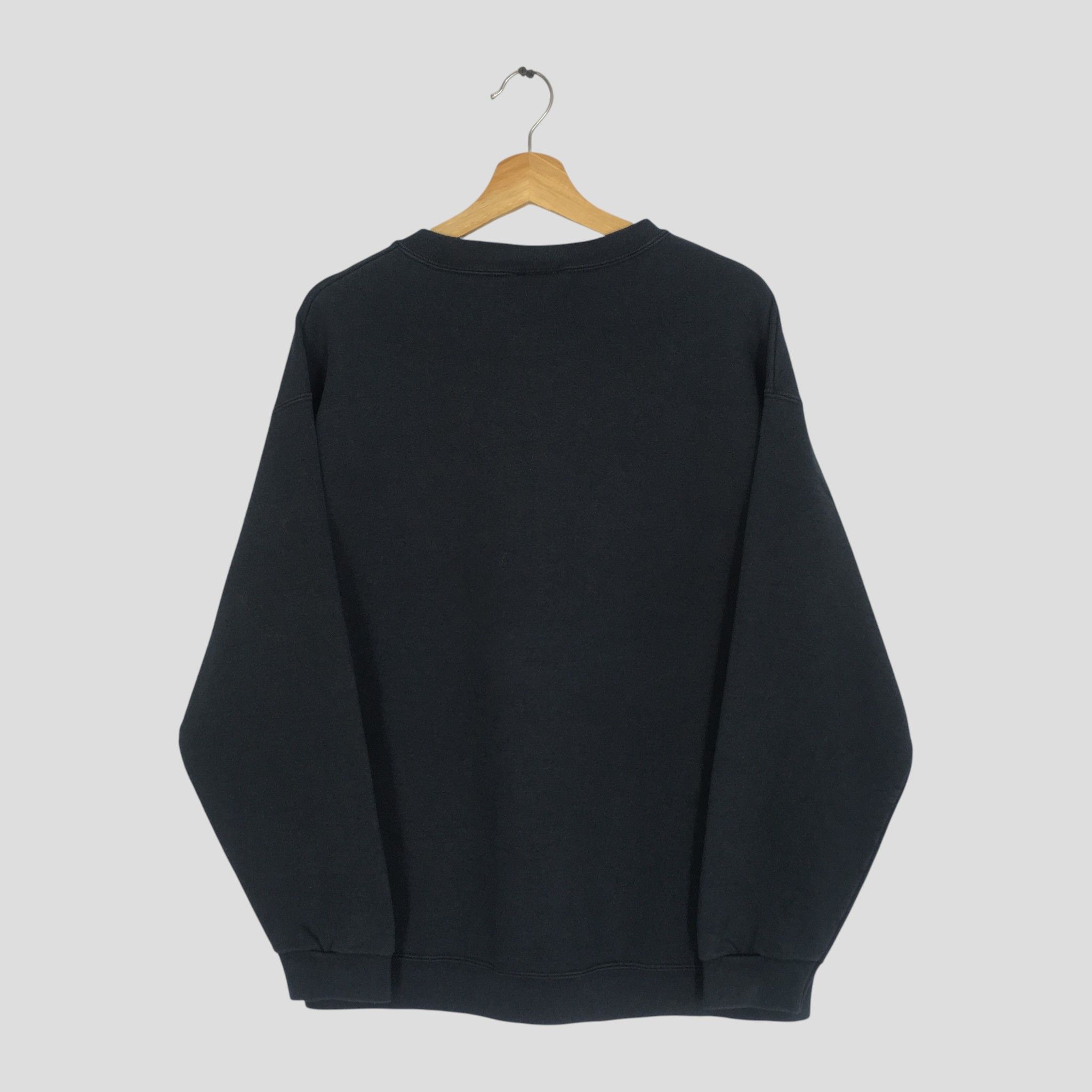 Lee Vintage 90's Swan Black Sweatshirt - 1387 Size US L / EU 52-54 / 3 - 2 Thumbnail