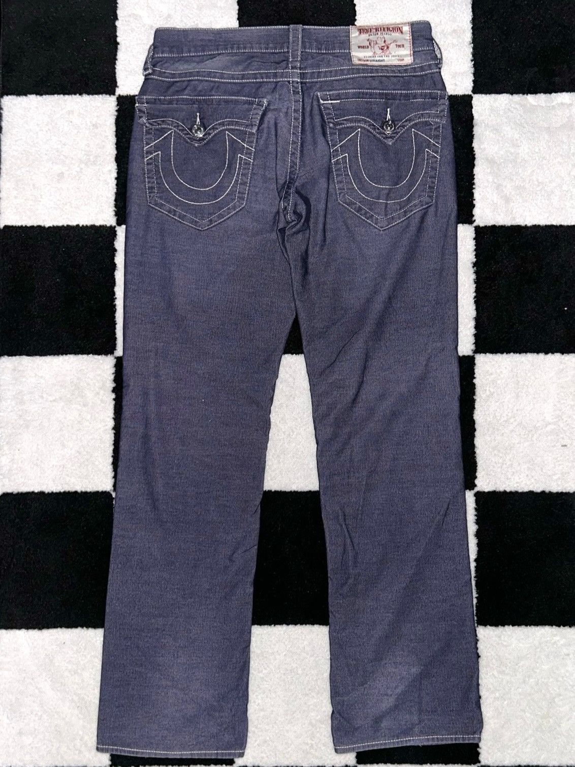 True Religion True Religion Purple Corduroy Pants Size US 31 - 3 Thumbnail