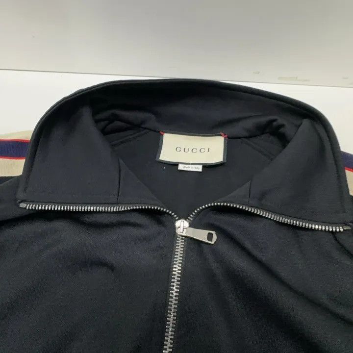 Gucci Gucci GUCCI Classic Black Technical Jersey Track Jacket -2 Size US XL / EU 56 / 4 - 7 Thumbnail
