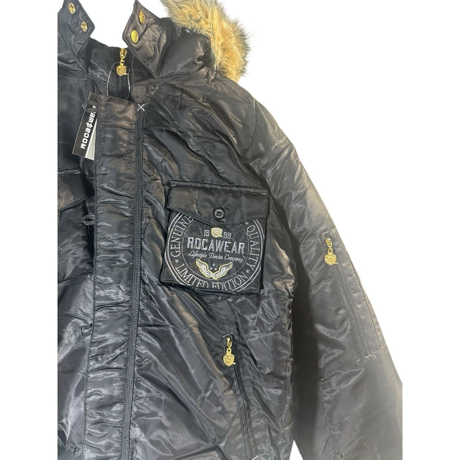 Rocawear Vintage Rocawear Coat Jacket Y2K Hip Hop 90’s 2000’s Size US S / EU 44-46 / 1 - 2 Thumbnail