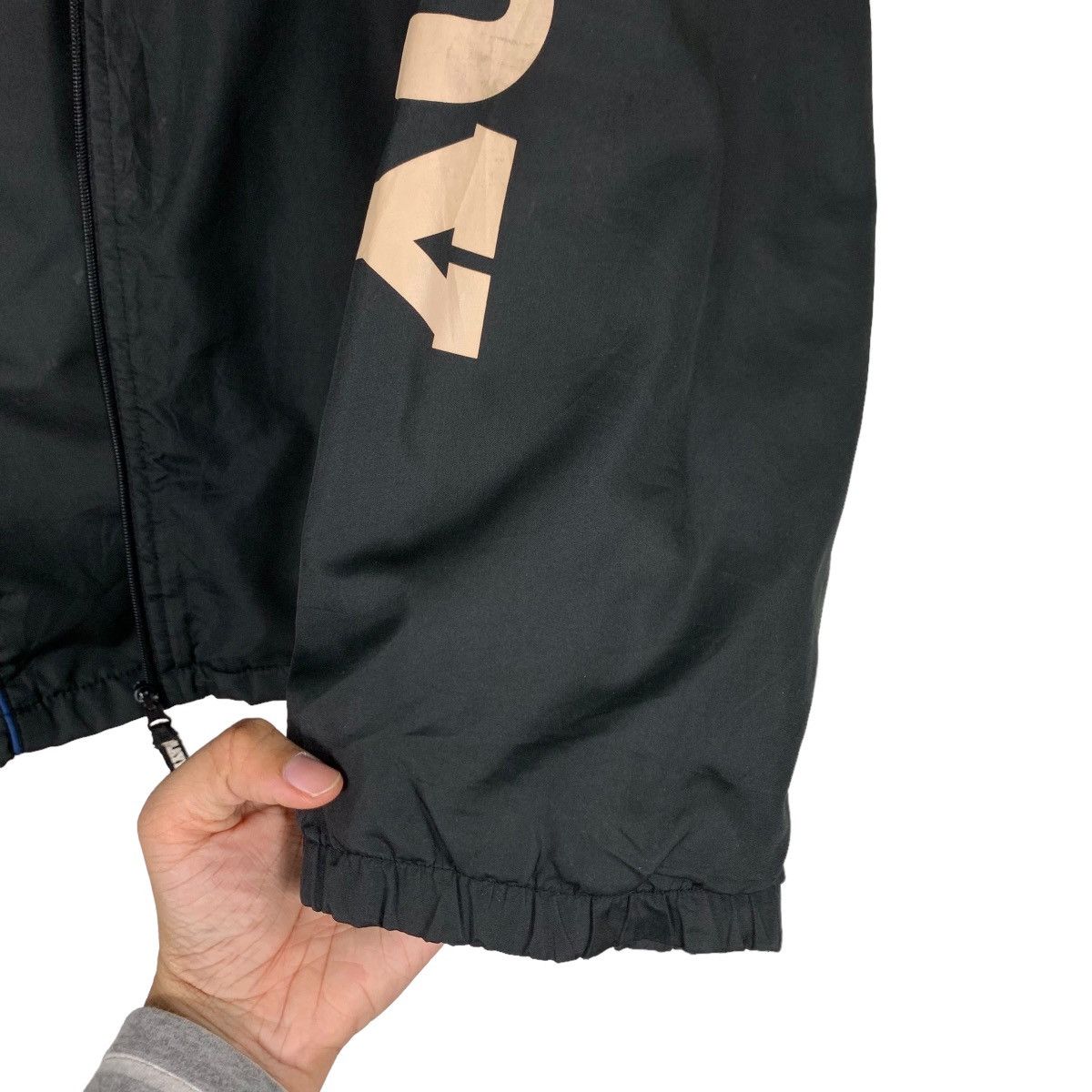 Playboy PLAYBOY Blue Fleece Lined Big Logo Light Jacket #1170-C54 Size US L / EU 52-54 / 3 - 13 Thumbnail