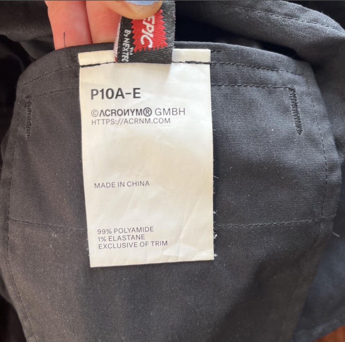 Acronym Acronym P10A Pants Size US 31 - 6 Thumbnail