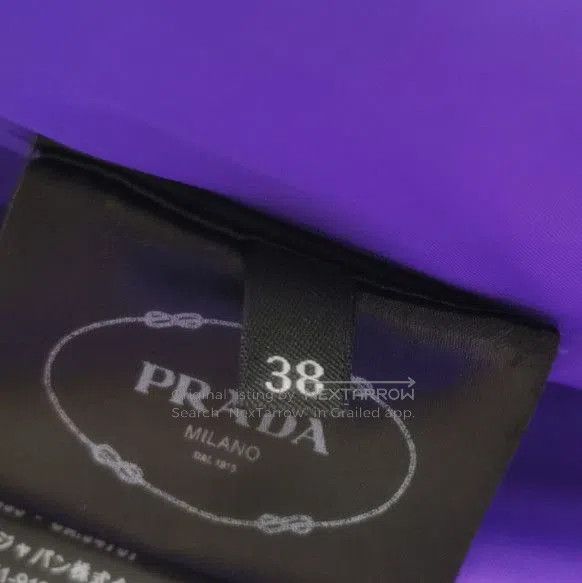 Prada Prada Wool Blend Logo Knit Tube Top . Size S / US 4 / IT 40 - 4 Thumbnail