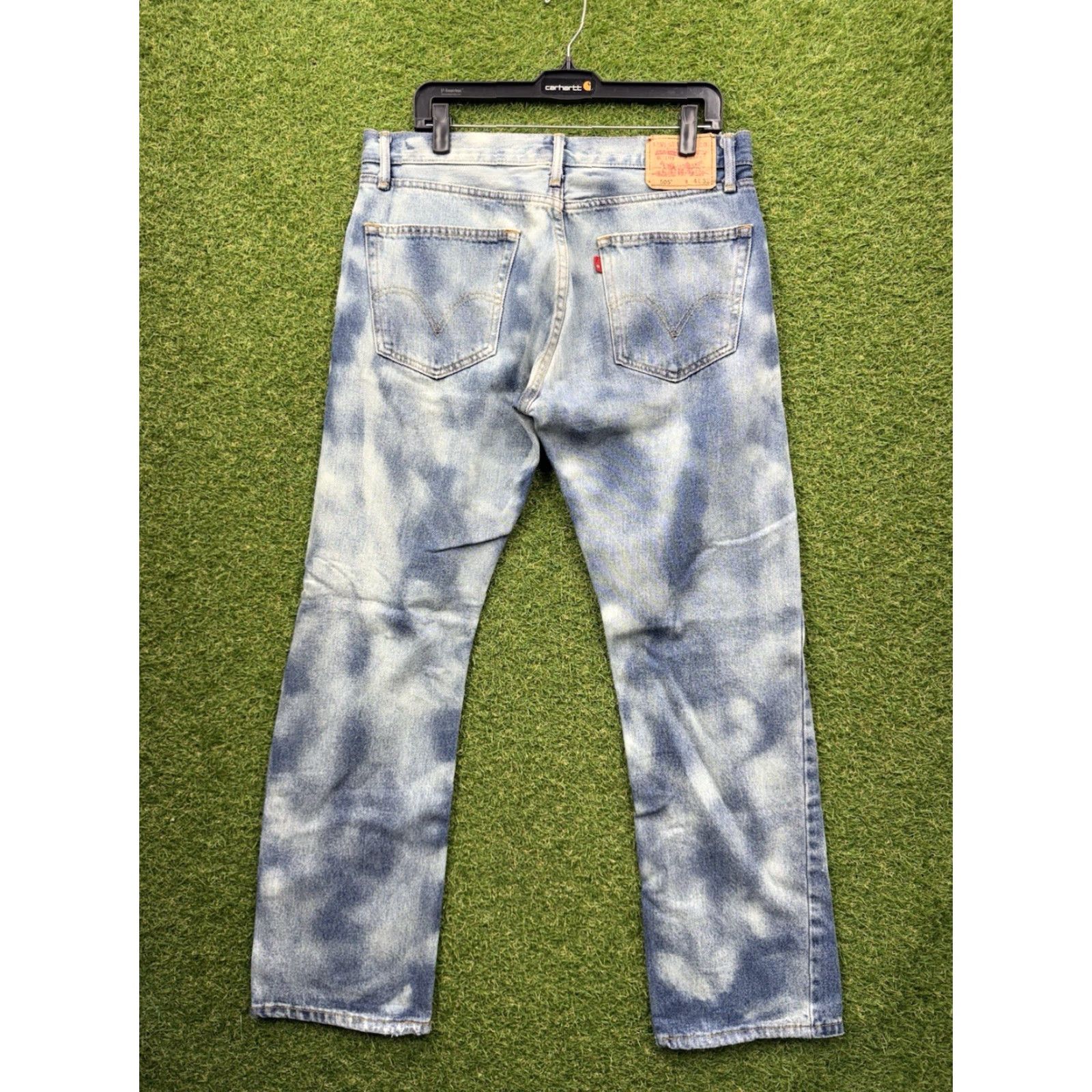 Levi's VINTAGE Levi's 505 Jeans Mens 34x32 Regular Fit Acid Wash Denim Straight Casual Retro Size US 34 / EU 50 - 2 Thumbnail
