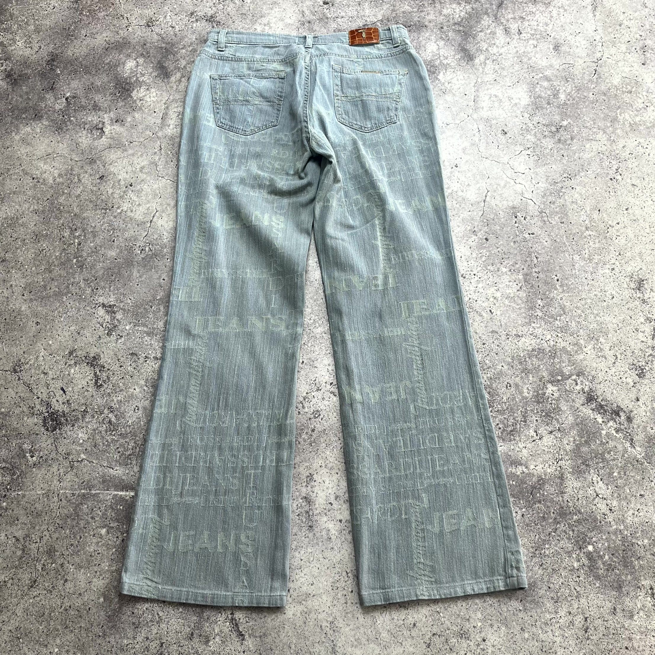 Trussardi Y2K Trussardi Gray Bootcut Flare Jeans Size 31 UK 29 Size 31" - 7 Thumbnail
