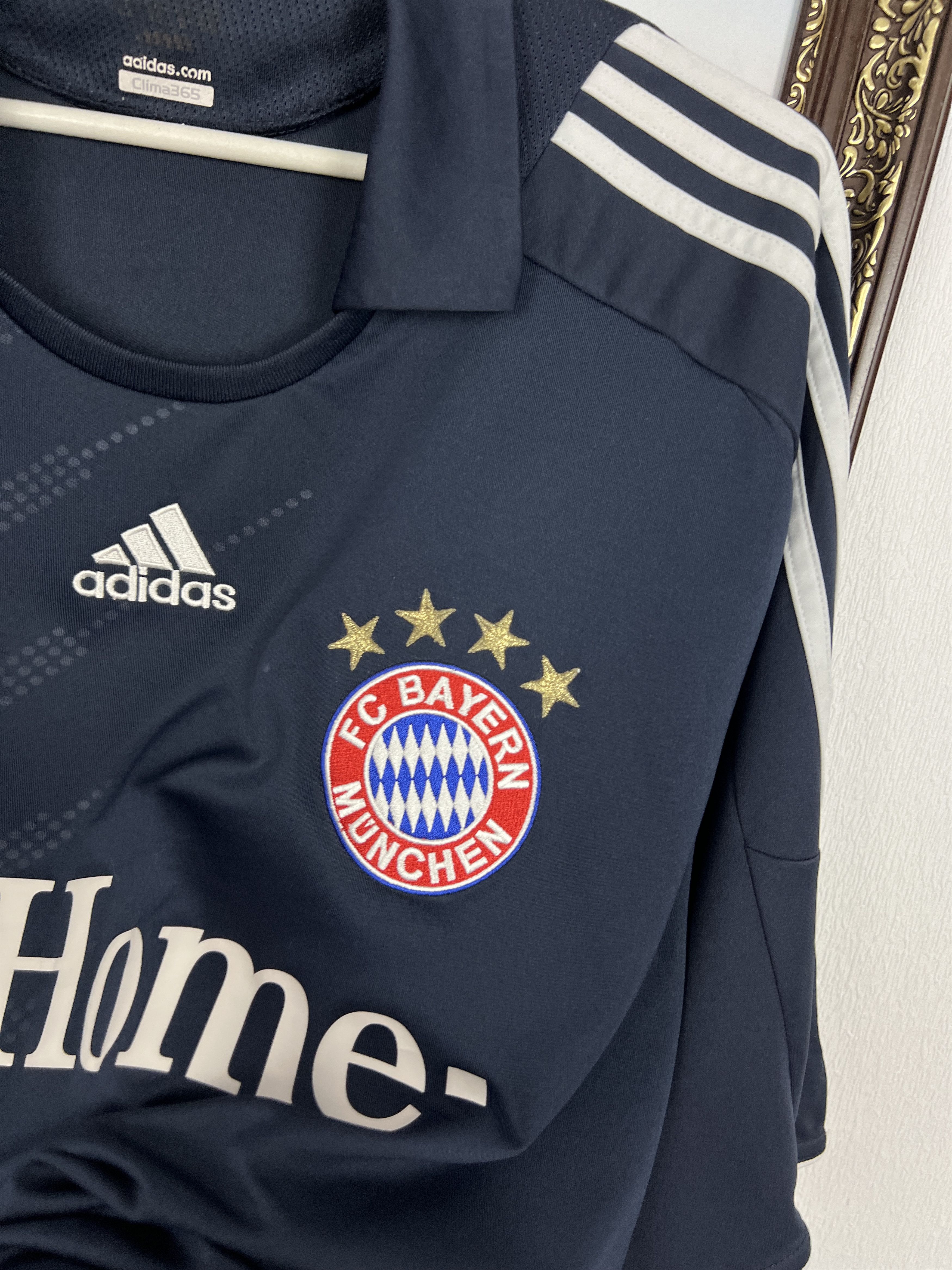 Adidas Bayern Munich football shirt 2008 Soccer Jersey Tee Hype Size US XL / EU 56 / 4 - 4 Thumbnail
