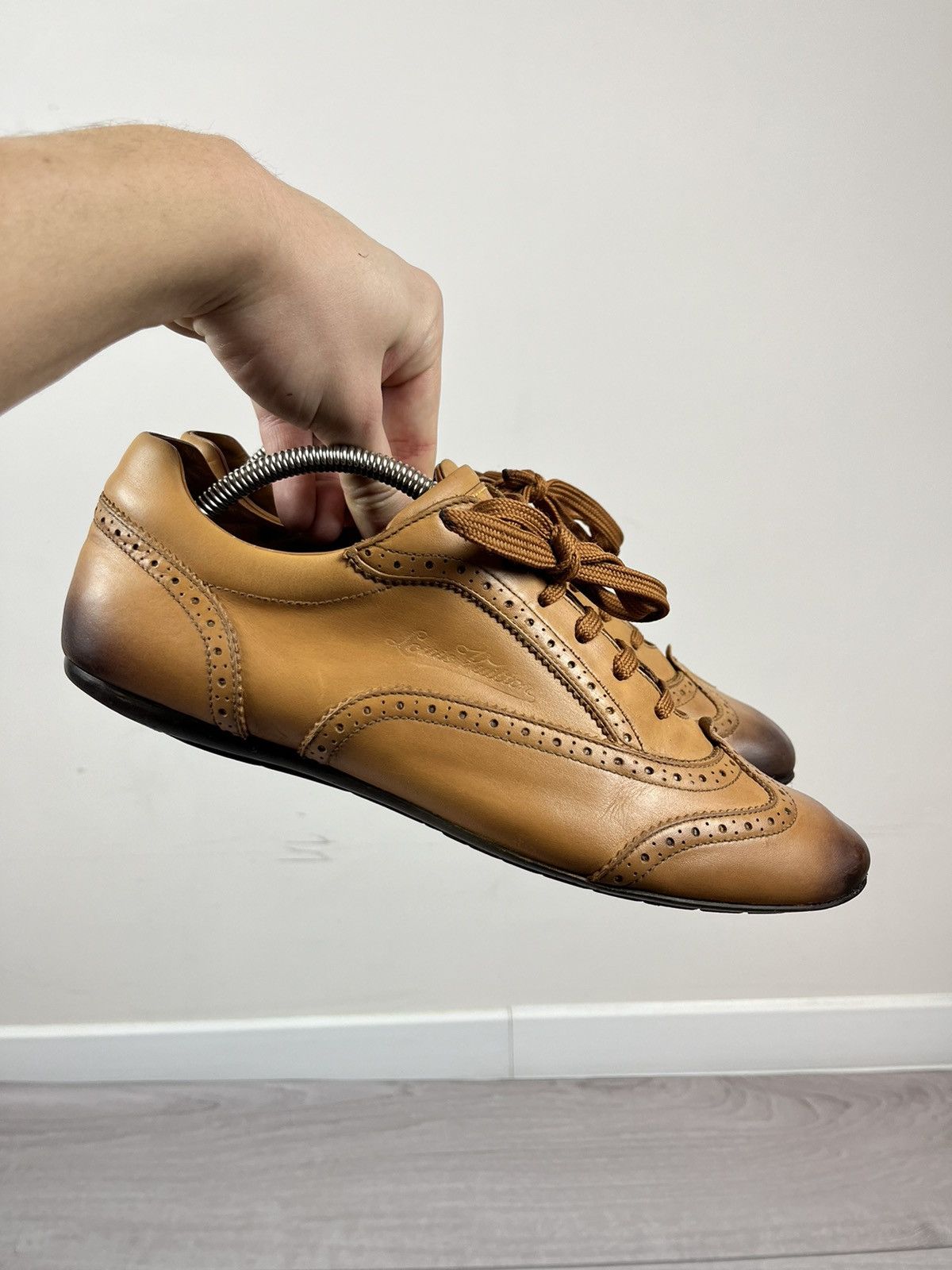 Louis Vuitton Louis Vuitton Baskets Camel Leather Brogues Shoes 9 us Size US 9 / EU 42 - 6 Thumbnail