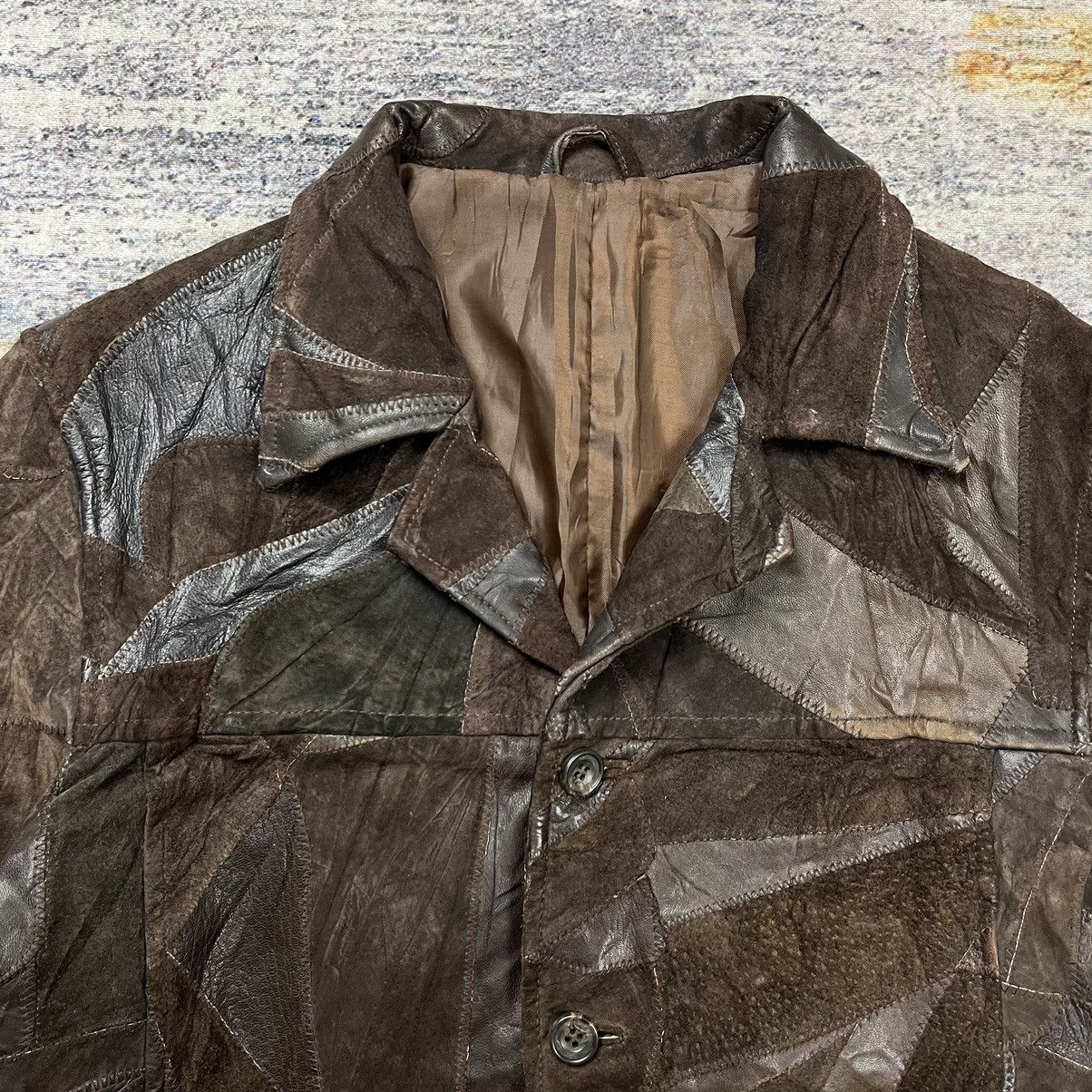 Tornado Mart GRAIL Crazy Tornado Mart japan patchwork leather jacket Size US M / EU 48-50 / 2 - 4 Thumbnail